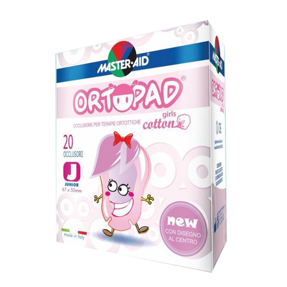 Master-Aid Nero Cerotto Oculare Per Ortottica Ortopad Girls Junior 5 X6,7 20 Pezzi - Immagine 10