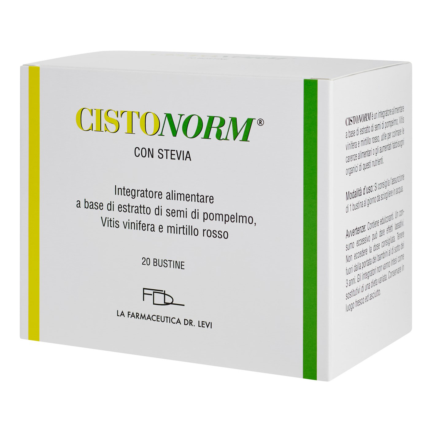La Farmaceutica Dr Levi Claudi Cistonorm 20 Bustine - Immagine 4