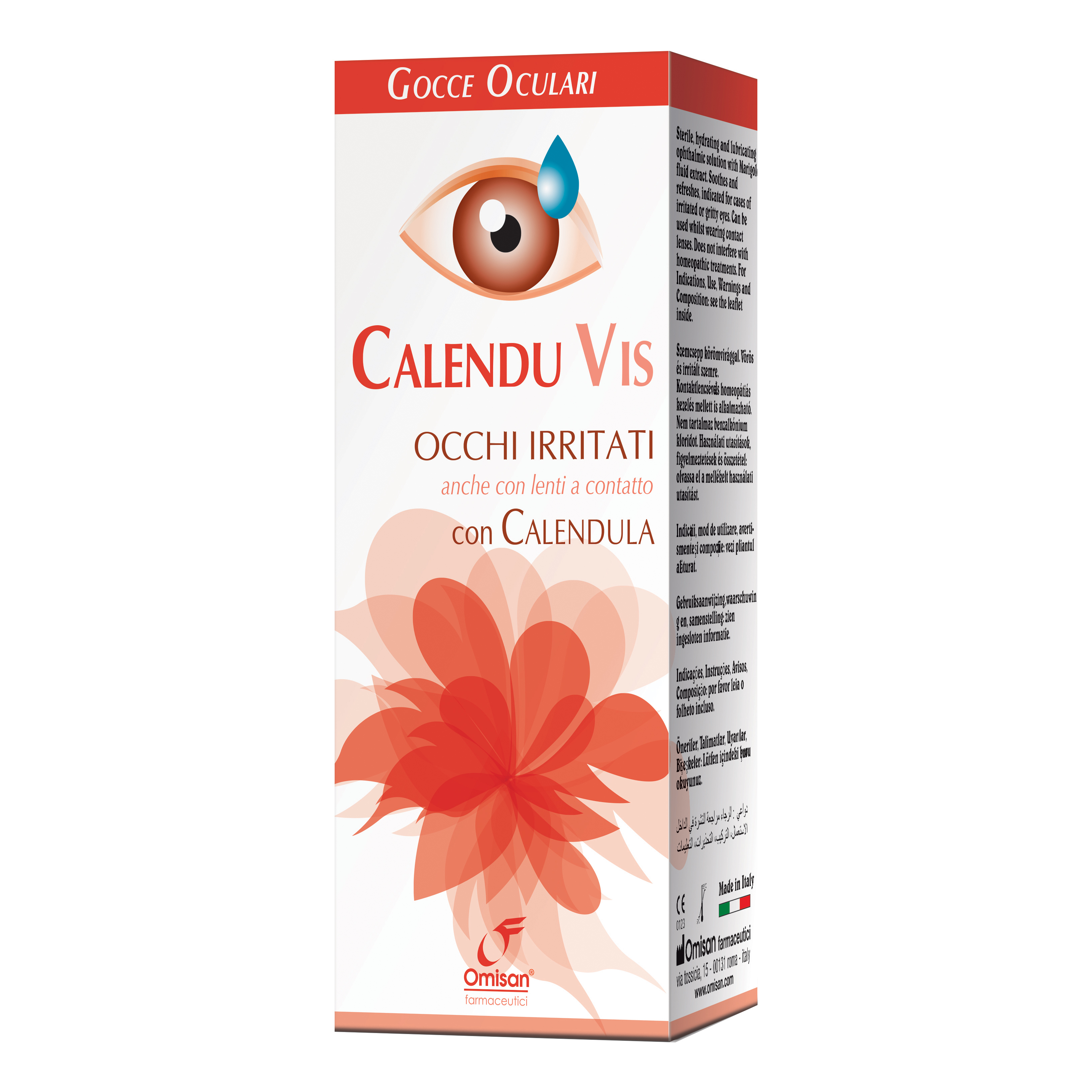 Omisan Farmaceutici Chiara Calenduvis Gocce Oculari Calendula 15 Ml - Immagine 4