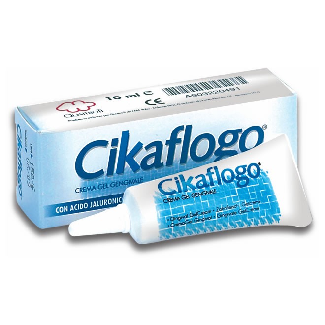 Crema Cikaflogo Gel Per Le Infiammazioni Delle Gengive 10 Ml - Immagine 4