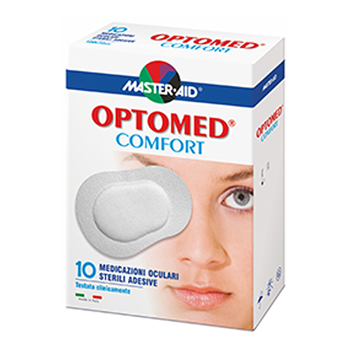 Master Aid Medicazioni Oculari Sterili Adesive Optomed Comfort - 10 Medicazioni 100 x 72 mm - Immagine 3