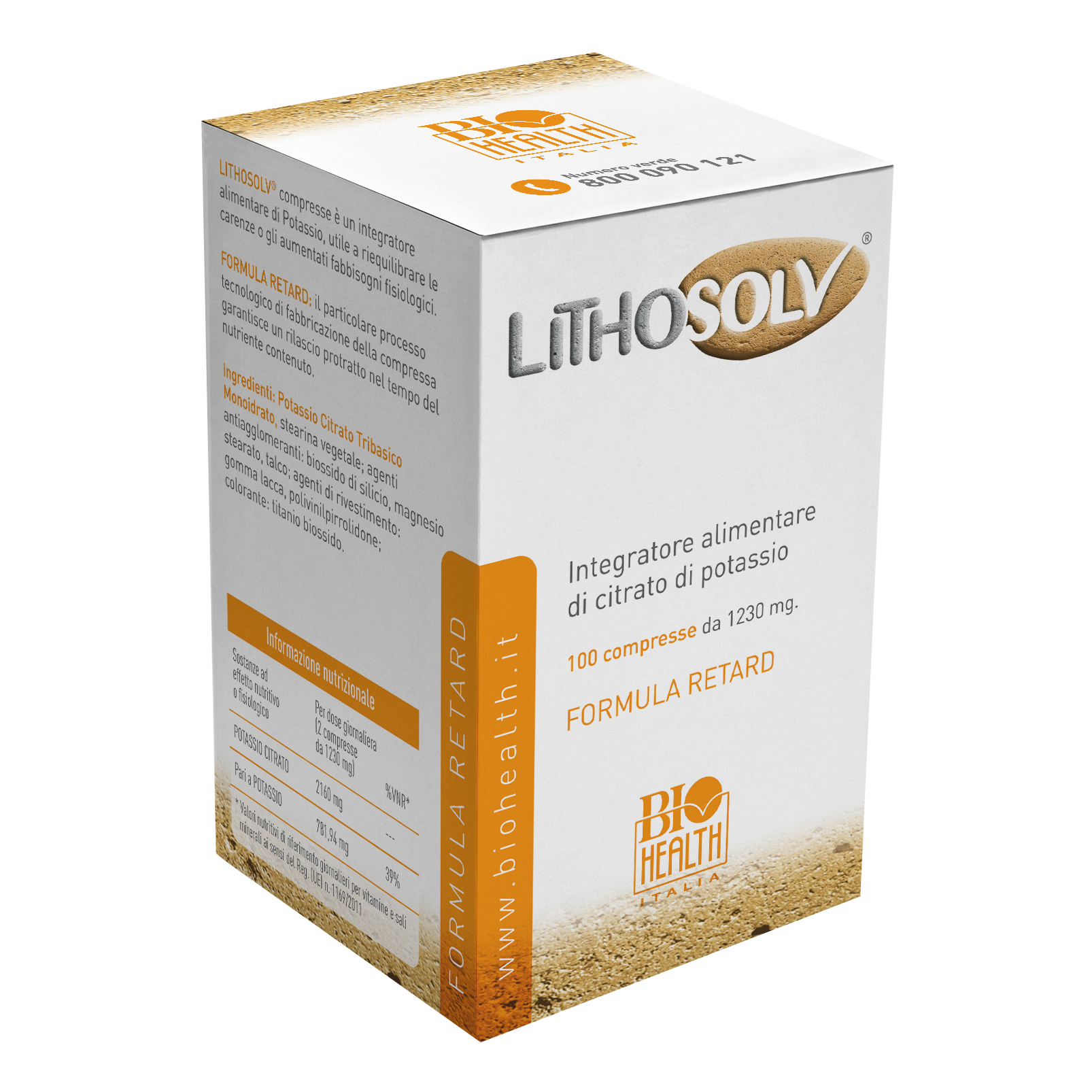 Lithos 100 Compresse - Integratore Potassio Magnesio E Zinco - Immagine 7