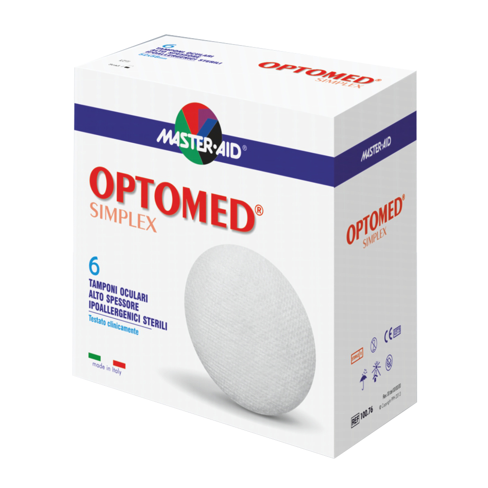TAMPONE OCULARE MASTER-AID OPTOMED SIMPLEX 6 PEZZI - Immagine 6