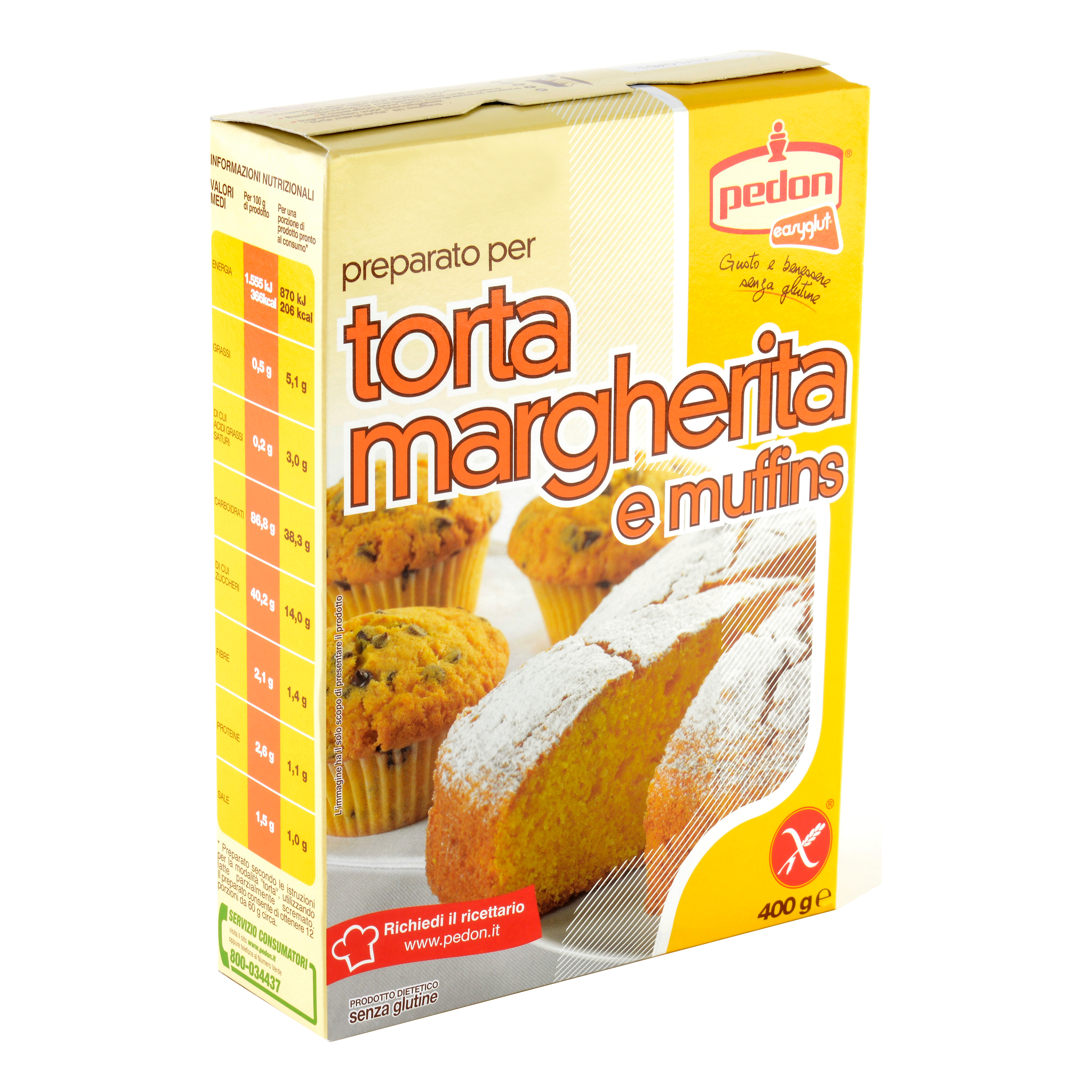 Easyglut Preparato Torta Margherita E Muffins 400 G - Immagine 3