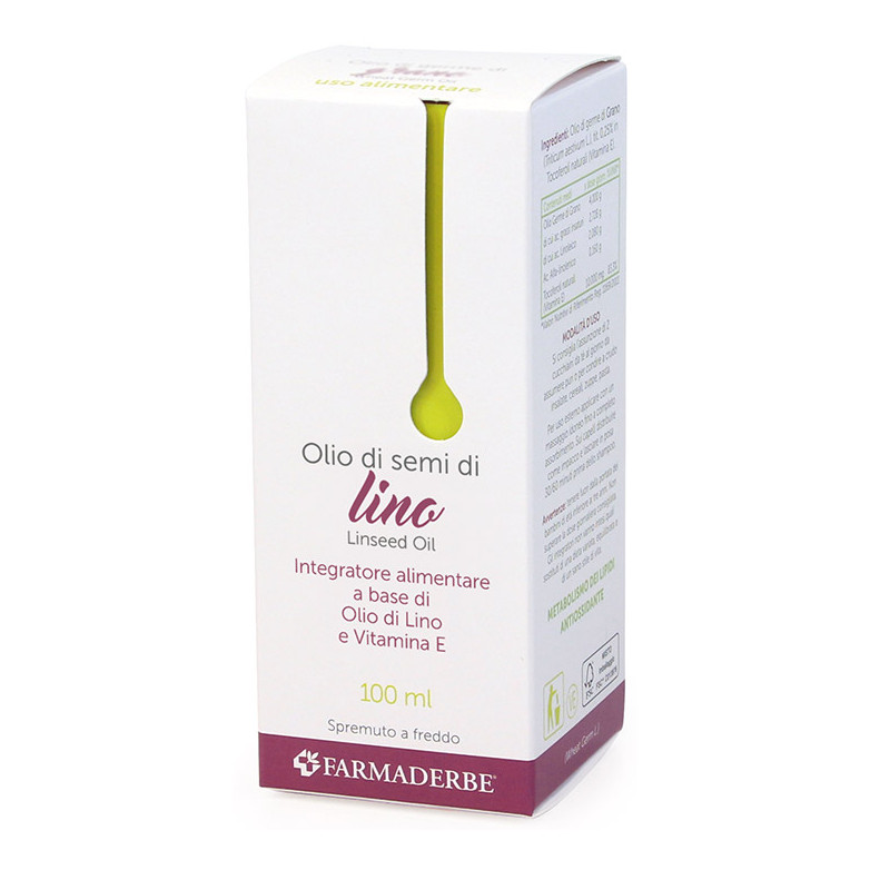 Olio Di Semi Di Lino 100 ml - Integratore Polivalente - Immagine 3