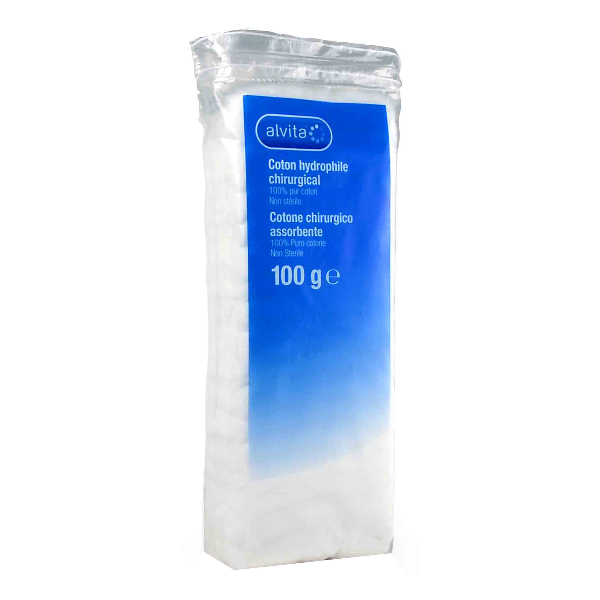 Alvita Cotone Chirurgico Idrofilo Assorbente 100 G - Immagine 5