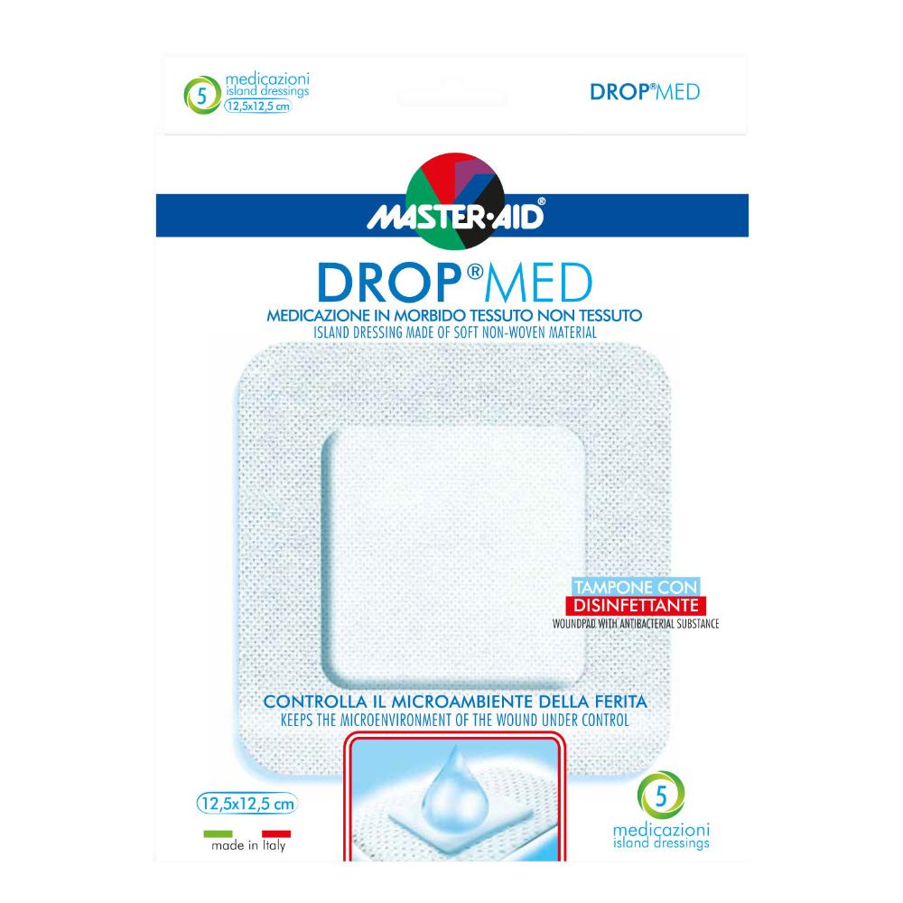 Master-Aid Medicazione Adesiva Master Aid Drop Med 12,5 X12,5 5 Pezzi - Immagine 7