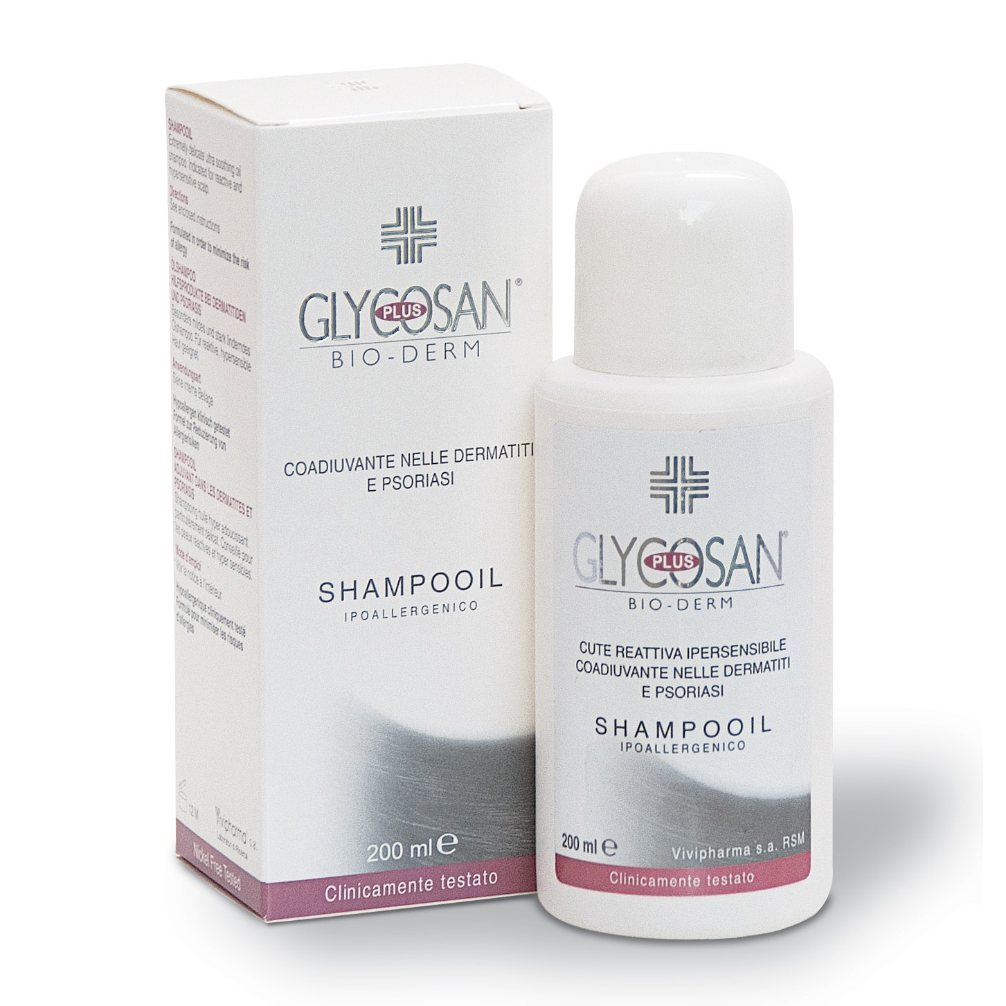 Vivipharma Glycosan Plus Bio-Derm Shampooil Per Dermatiti E Psoriasi 200 Ml - Immagine 6