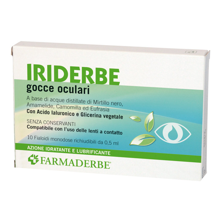 Iriderbe - Gocce Oculari 10 Flaconcini Da 0,3 ml - Immagine 2