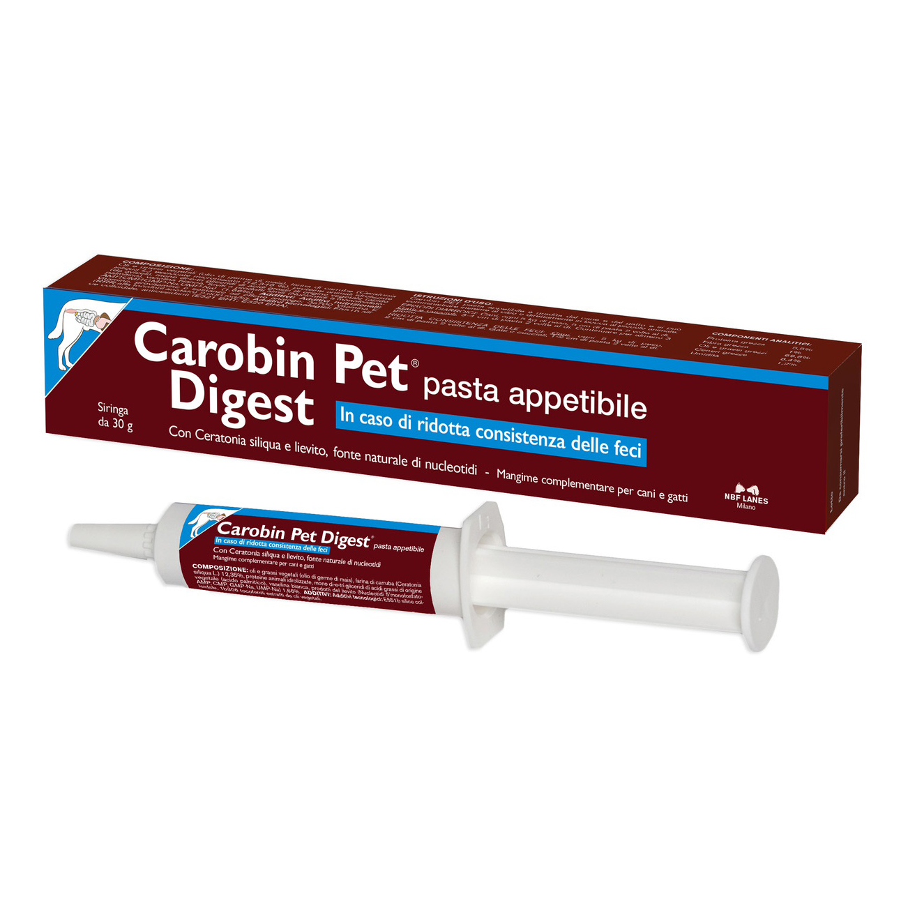 Carobin Pet Digest Pasta per cane e gatto - Set %: 2 x 30 g - Immagine 8