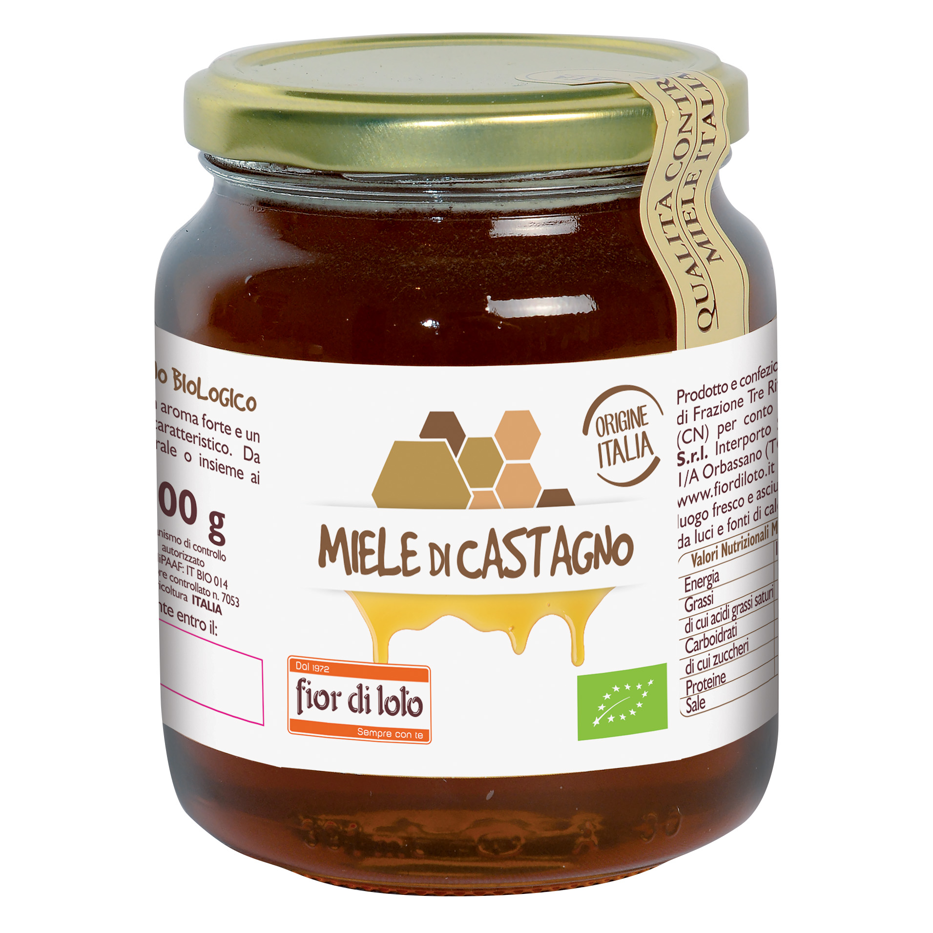 MIELE DI CASTAGNO BIO 500G - Immagine 3