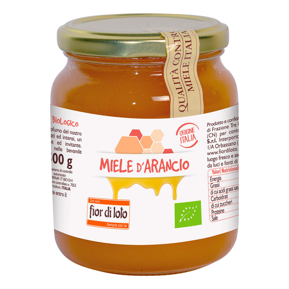 Miele Biotobio Miele Di Arancio Bio 500 G G - Immagine 3
