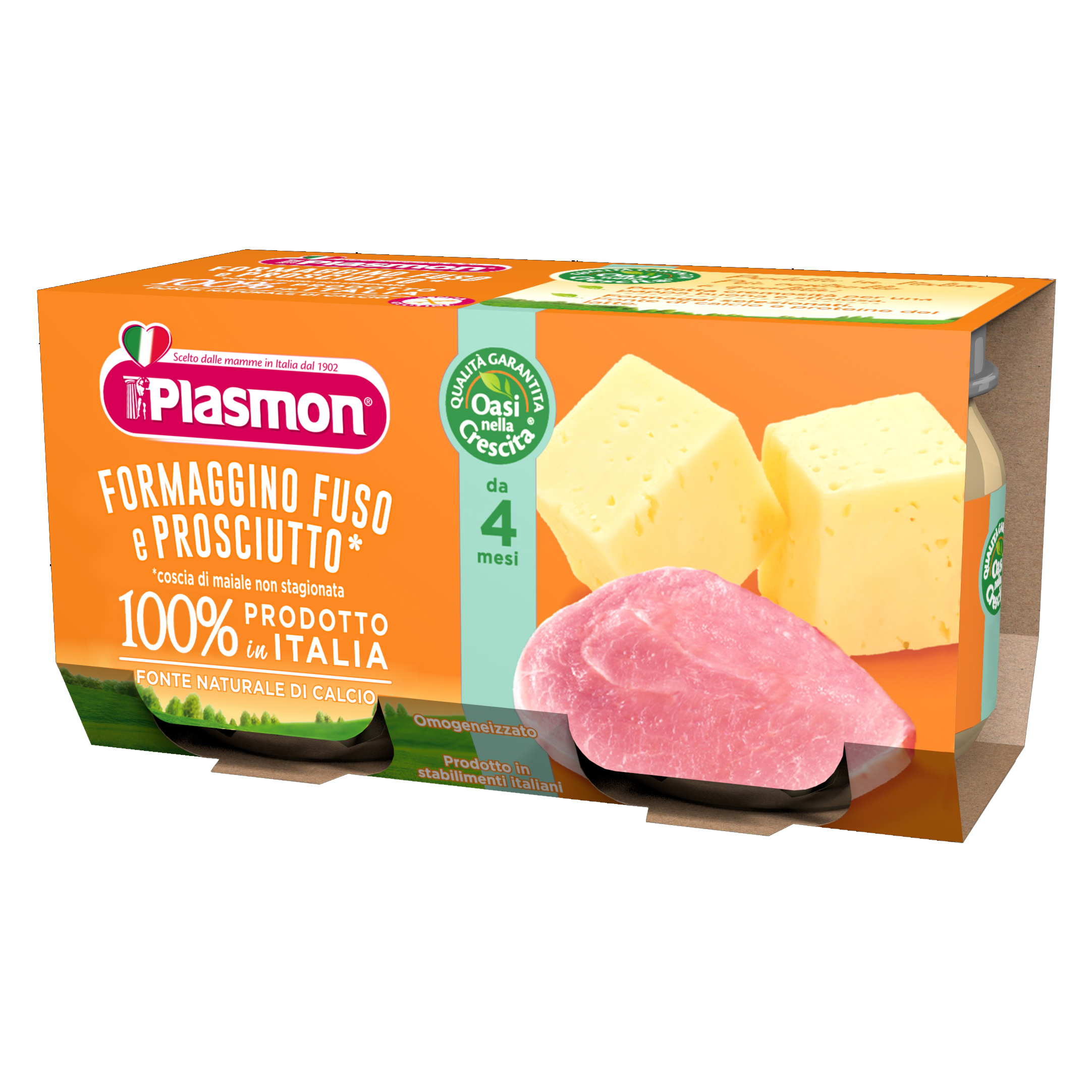 Plasmon Omogeneizzato Formaggio/Prosciutto 80 G X 2 Pezzi - Immagine 5