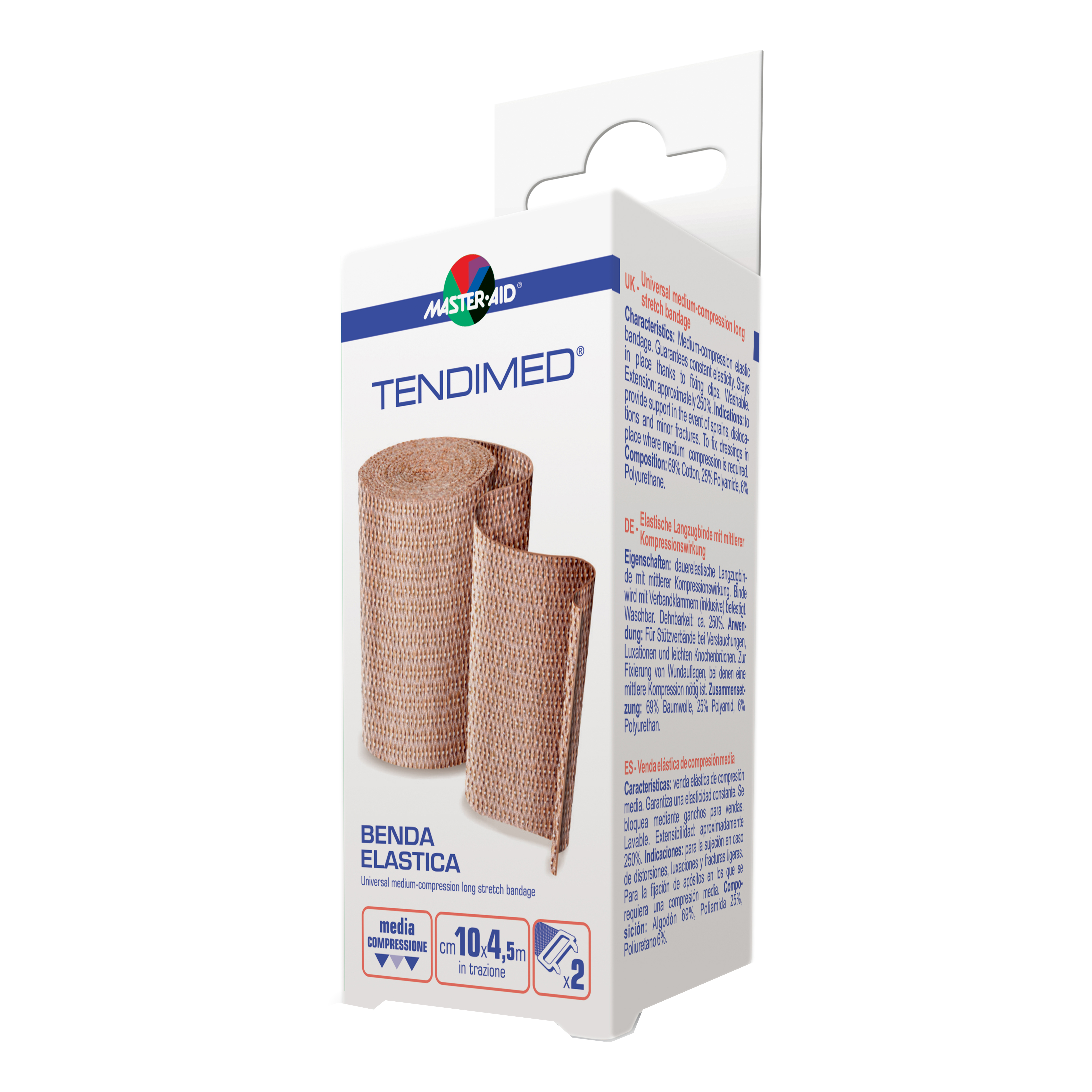 Master-Aid Benda Elastica Master Aid Tendimed 10 X4,5 - Immagine 7