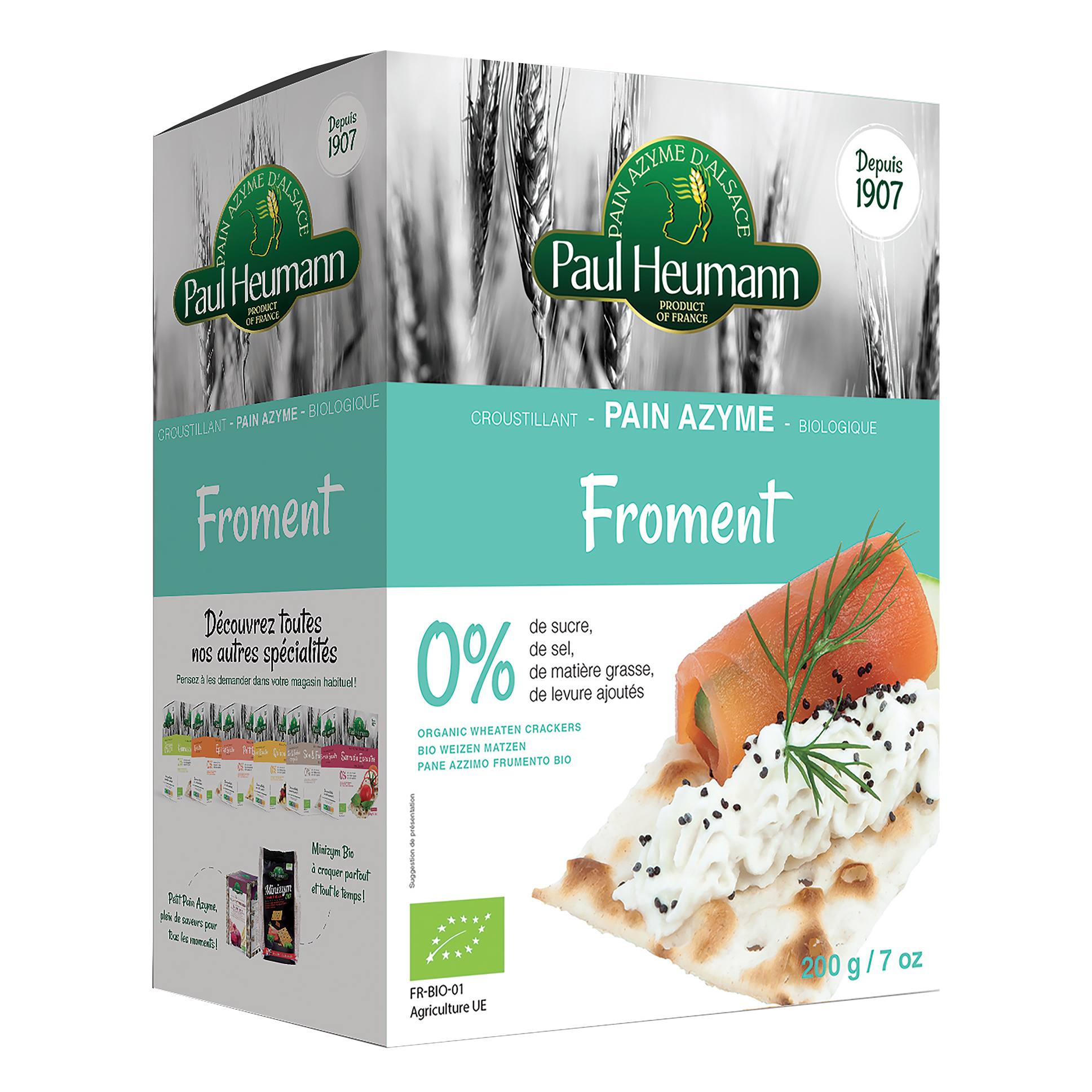 Pane Biotobio Heumann Pane Azzimo Bio 200 G Altro - Immagine 3