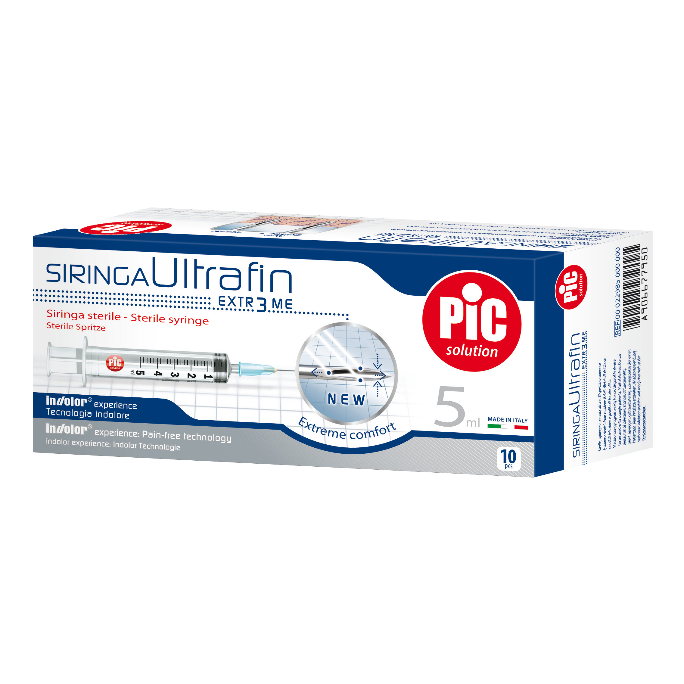 SIRINGA PIC ULTRAFINE 5 ML AGO 14 10 PEZZI - Immagine 9