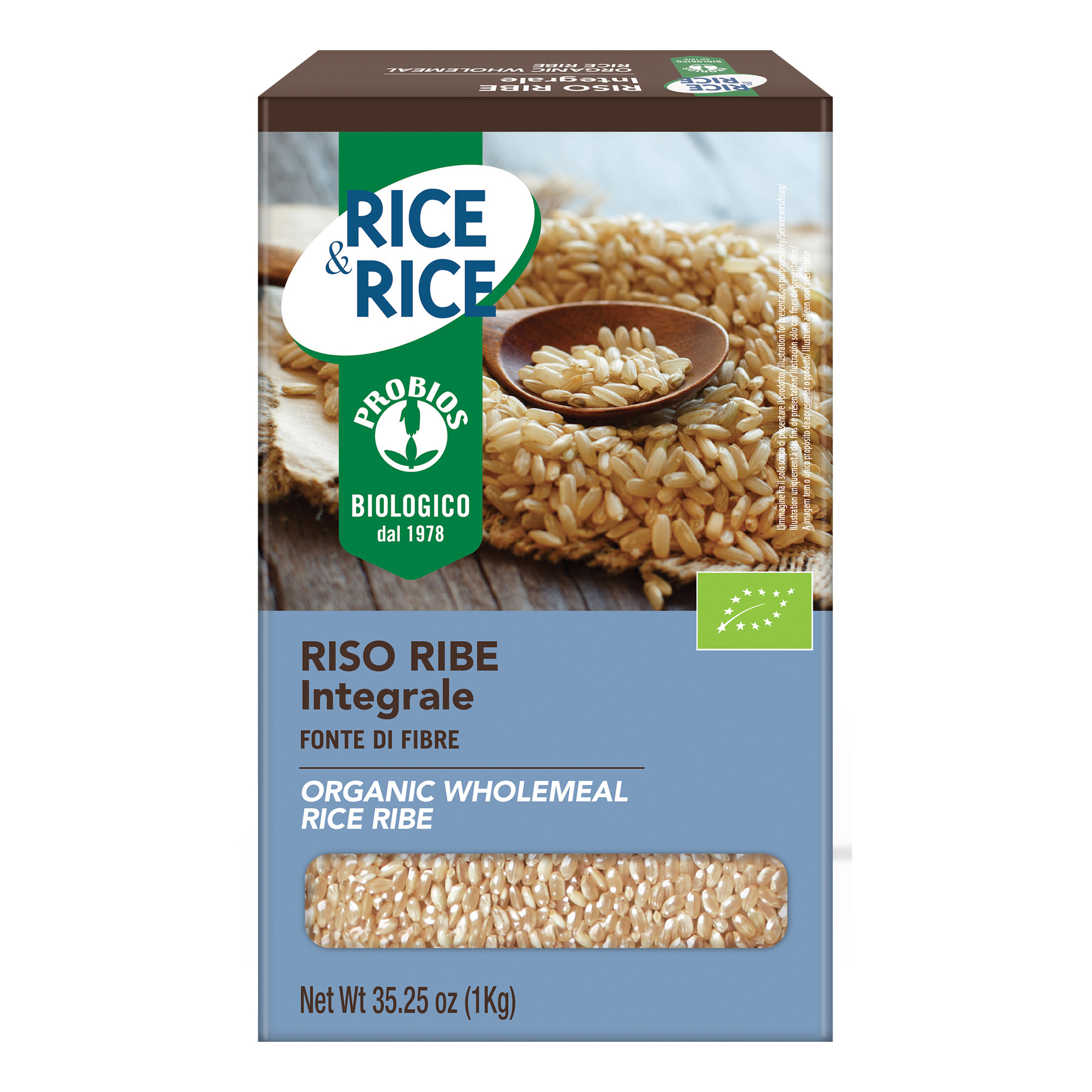 Probios Rice&Rice Rice&Rice Riso Lungo Ribe Integrale 1 Kg - Immagine 2