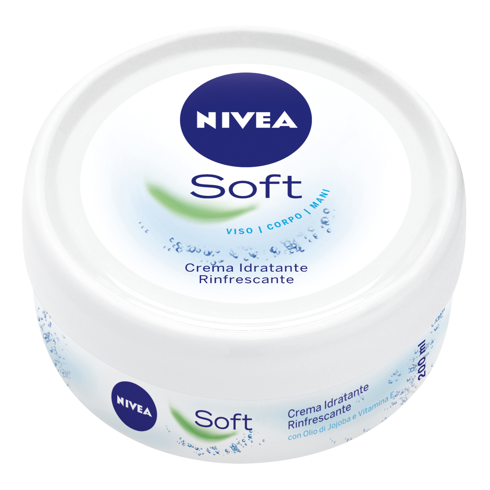 Nivea Crema Soft Idratante Rinfrescante Corpo Viso E Mani 200 Ml - Immagine 6