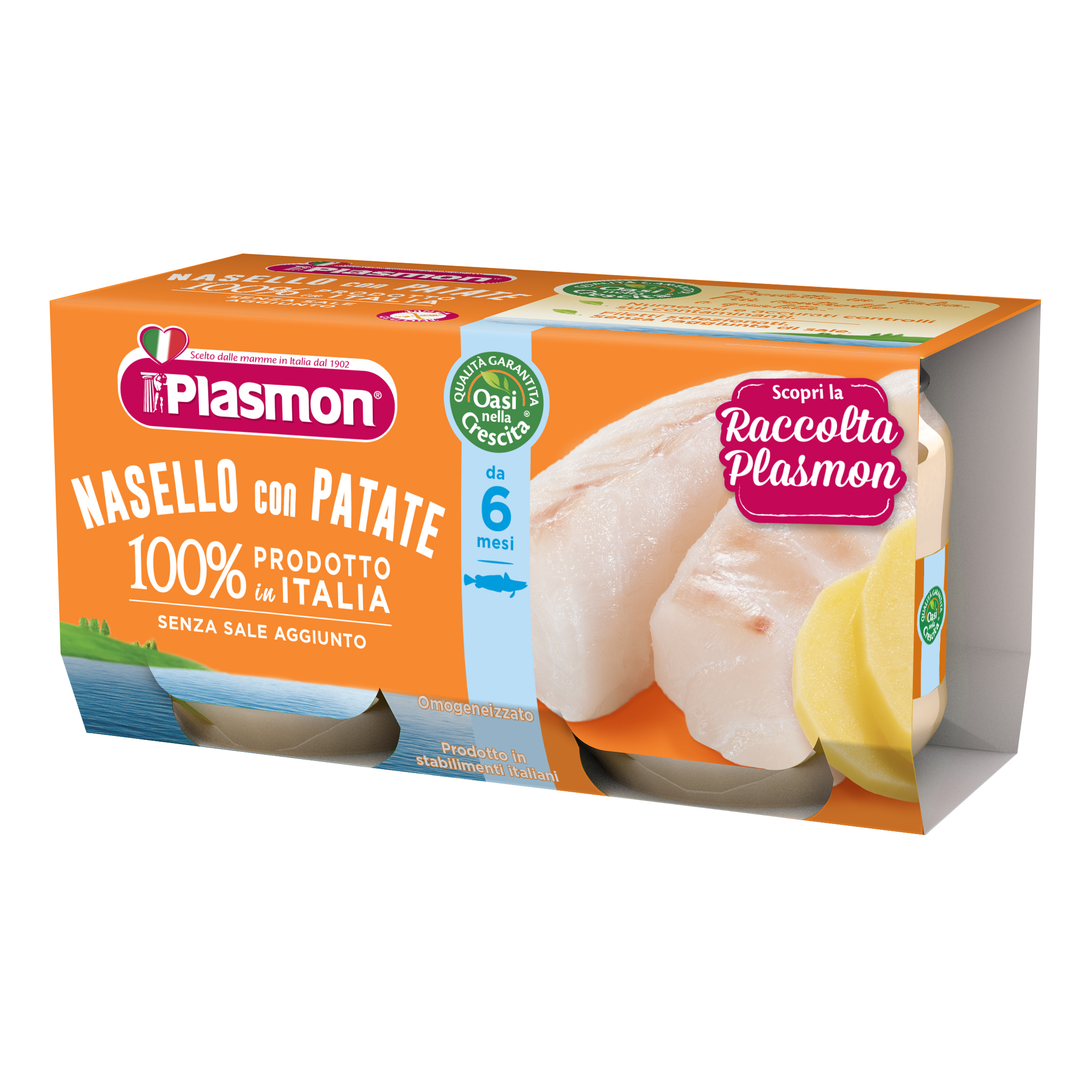 Plasmon Omogeneizzato Nasello Patate 80 G X 2 Pezzi - Immagine 6