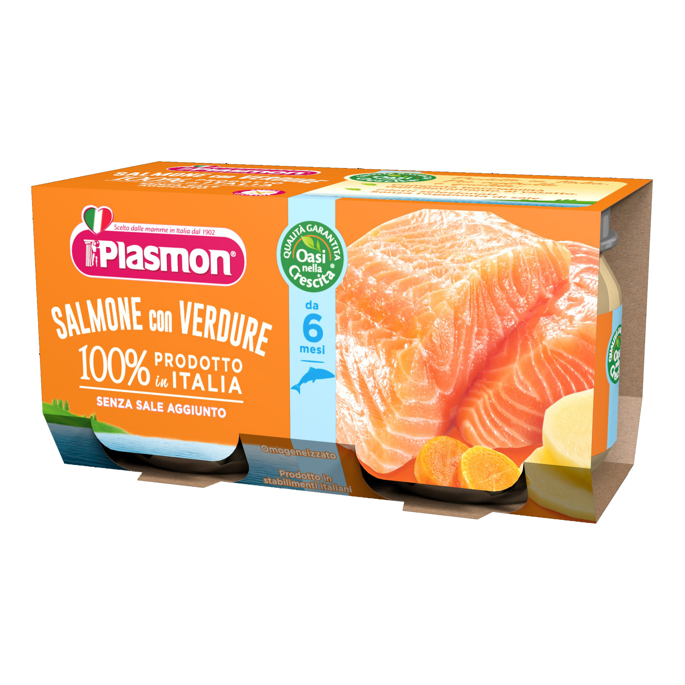 Plasmon Salmone Omogeneizzato Verdure 80 G X 2 Pezzi - Immagine 5
