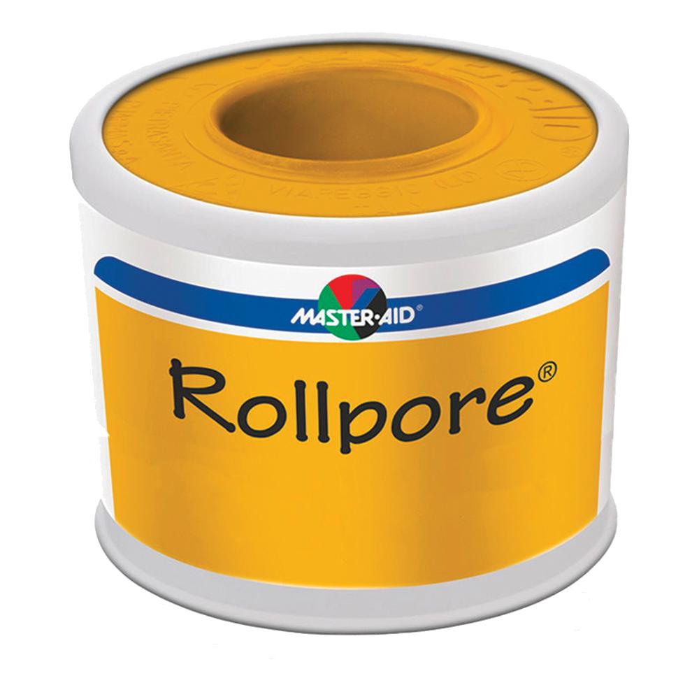 Master-Aid Bianco Cerotto In Rocchetto Master Aid Rollpore Tessuto Non Tessuto 5 X5 - Immagine 7