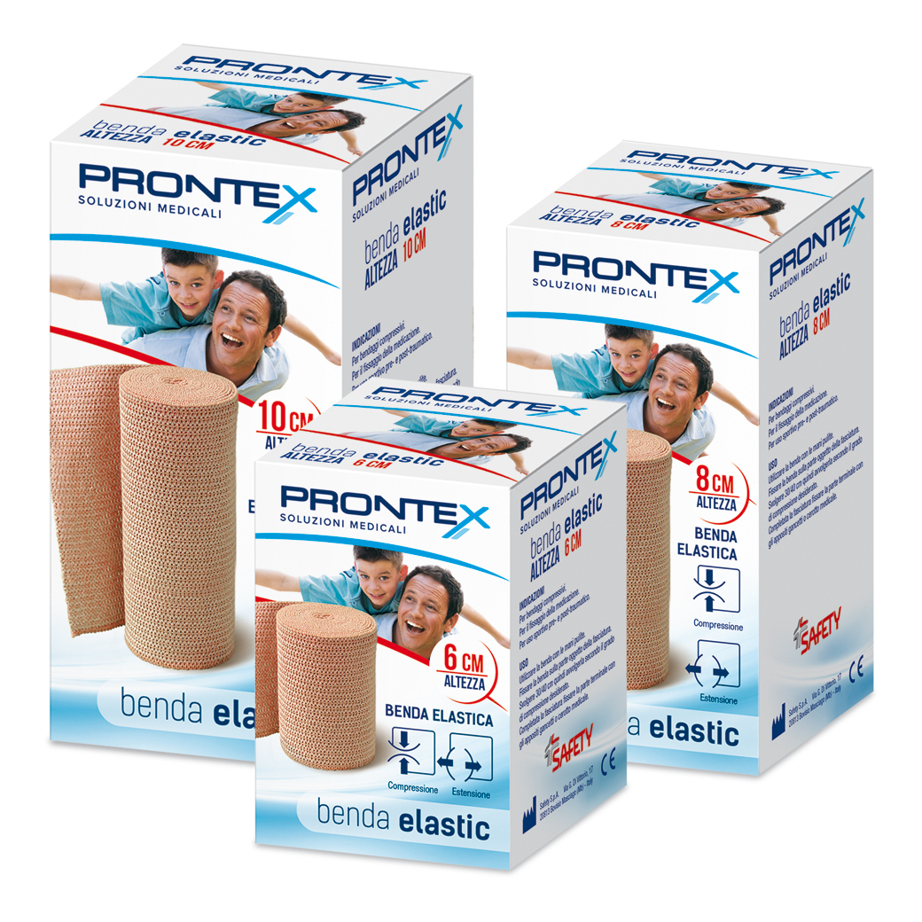 Benda Compressiva Ad Elevata Estensibilità Prontex Benda Elastic 6 cm - Immagine 4