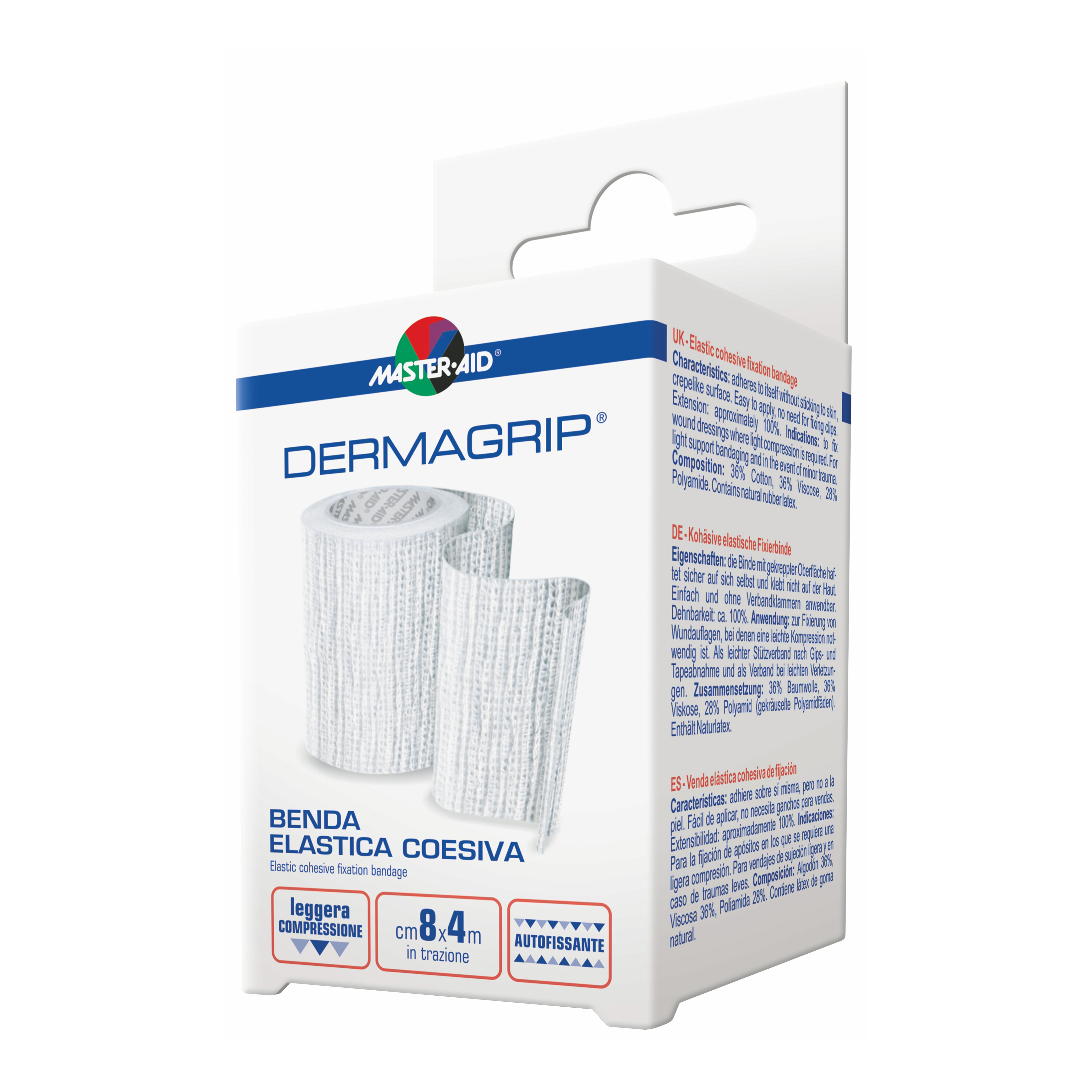 Master Aid Dermagrip Benda Cm 8X 4M - Immagine 8