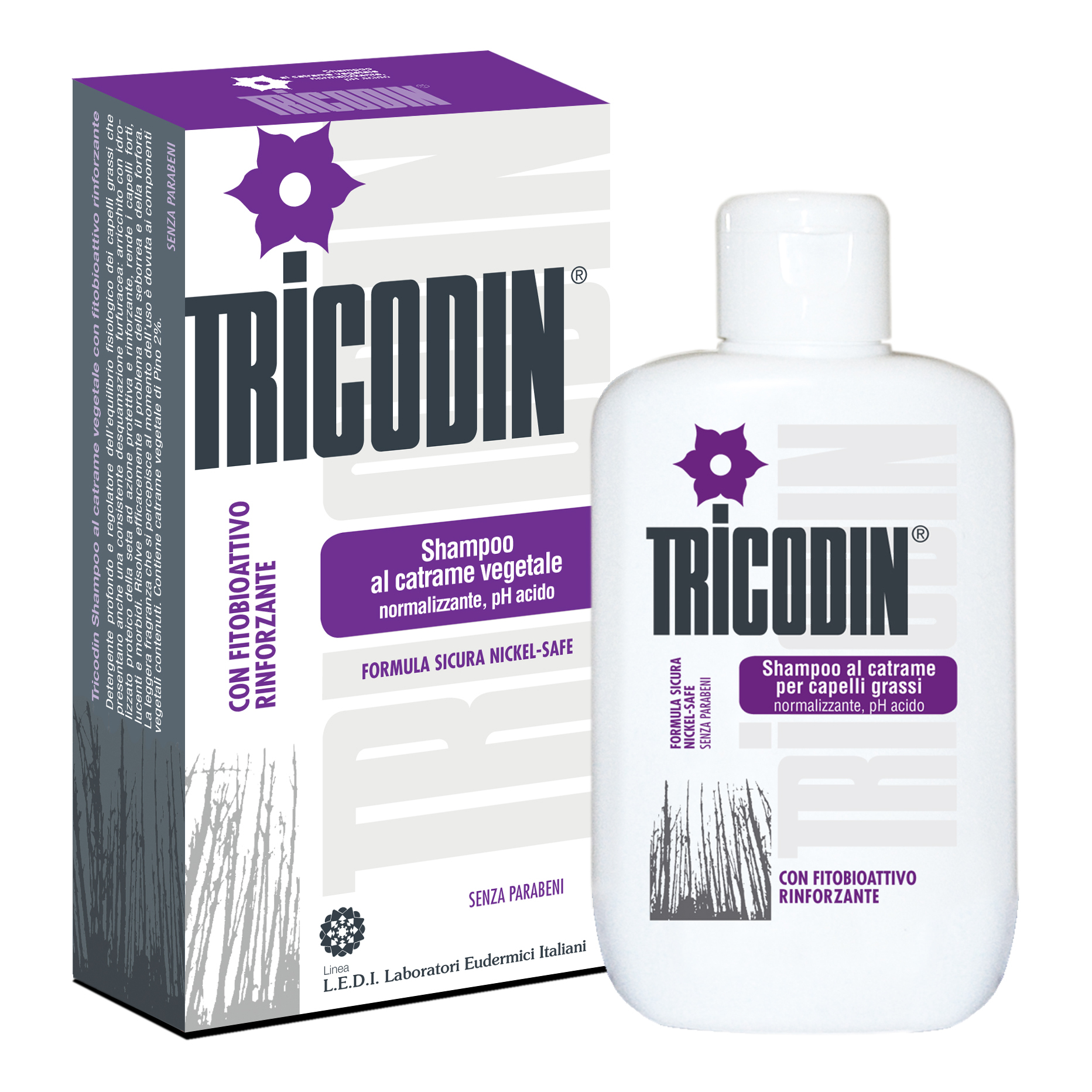 Gd Tricodin Shampoo Catrame Per Capelli Grassi Con Forfora 125Ml - Immagine 9