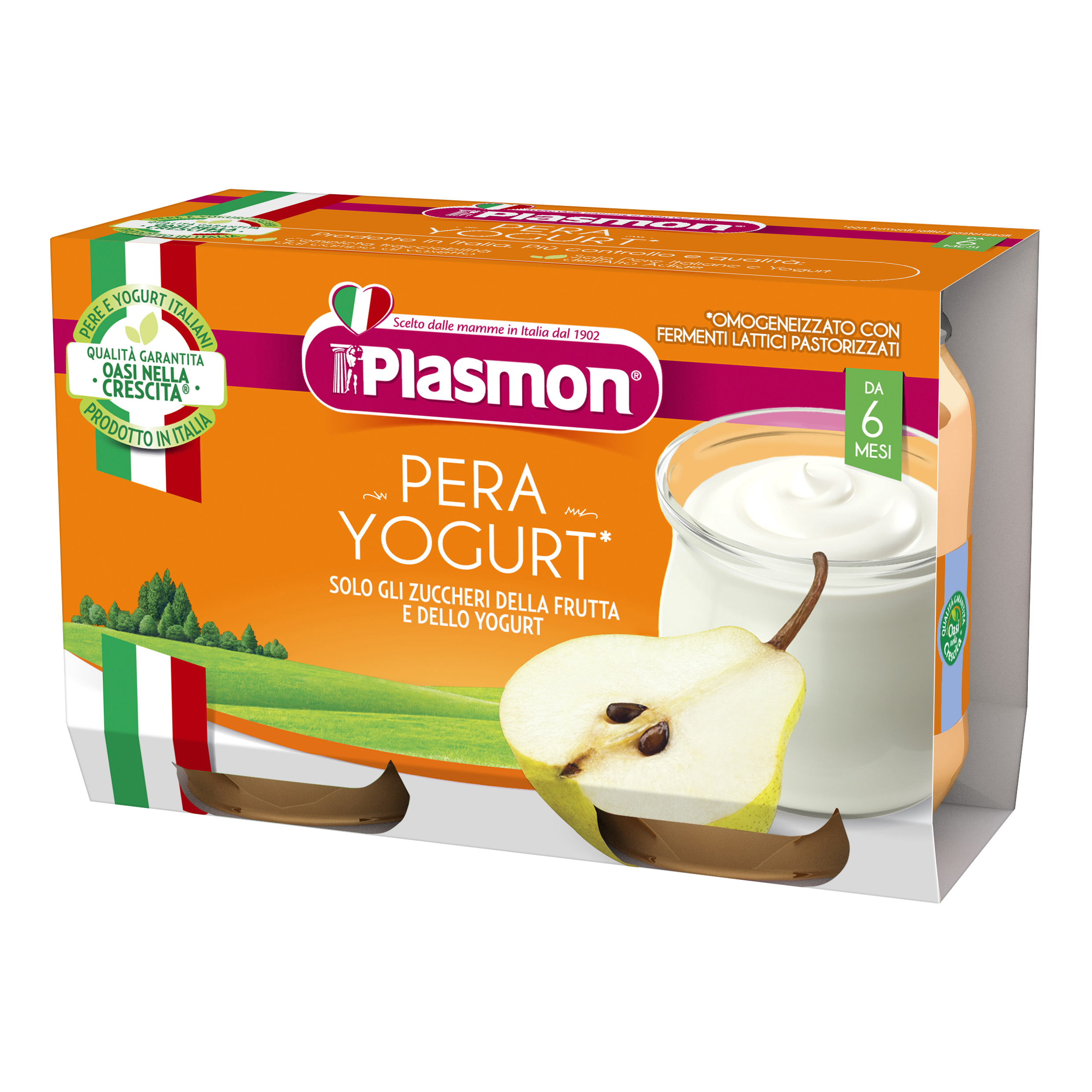 Plasmon Omogeneizzato Yogurt Pera Per Merenda 2 Vasetti Da 120 G - Immagine 8