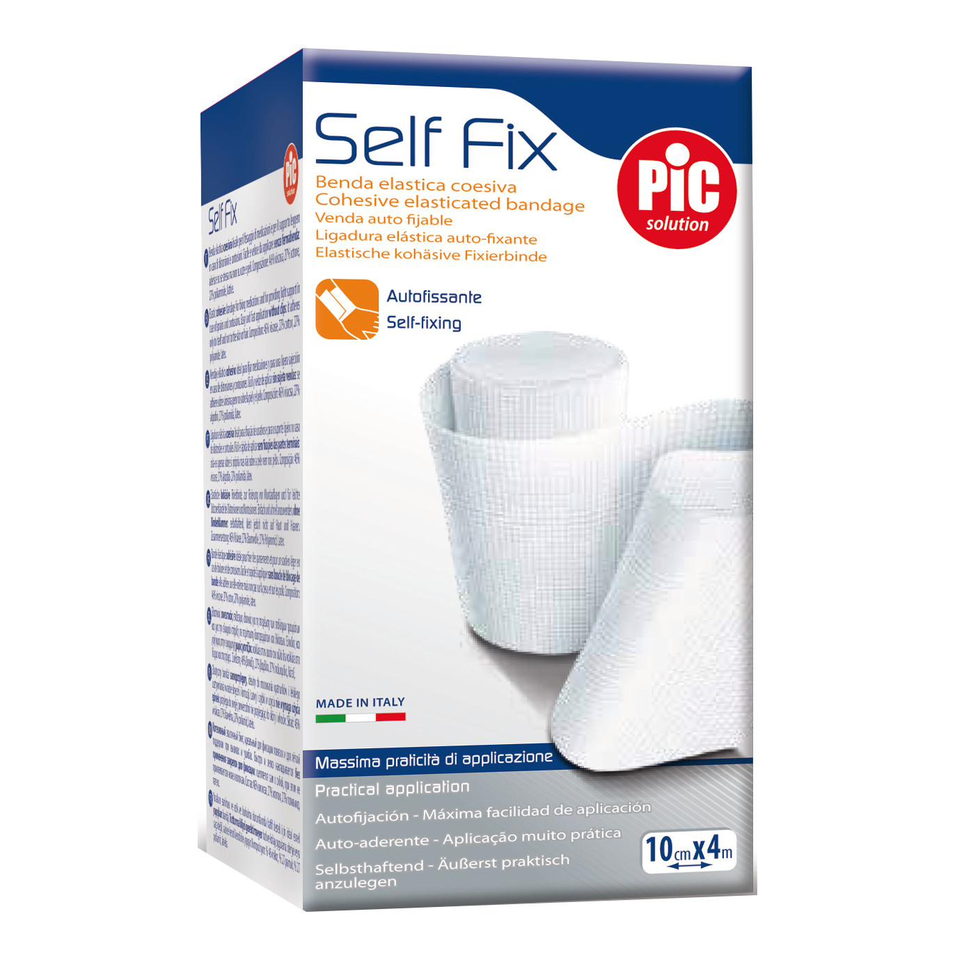 Pic Benda Elastica Coesiva Self Fix 6 cm x 4 Mt - Immagine 6
