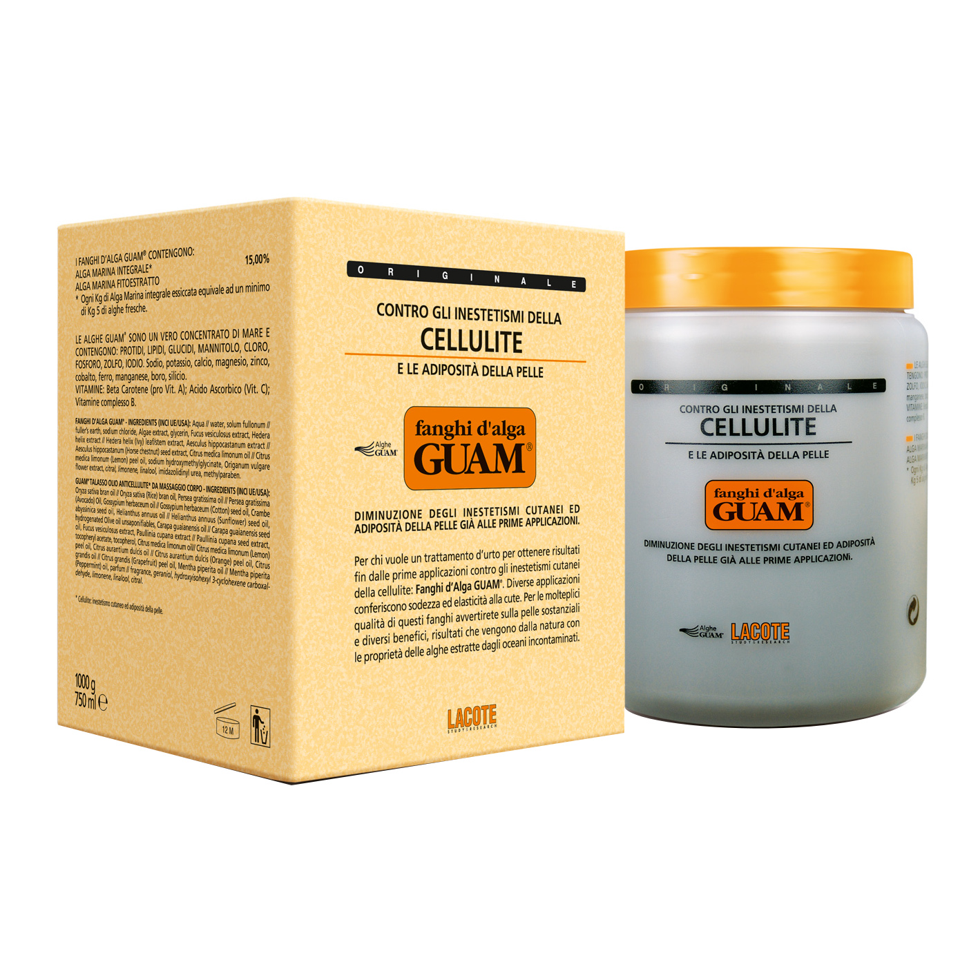 Lacote Srl Fanghi D'alga Guam - Contro Gli Inestetismi Della Cellulite - 1 Kg - Immagine 8