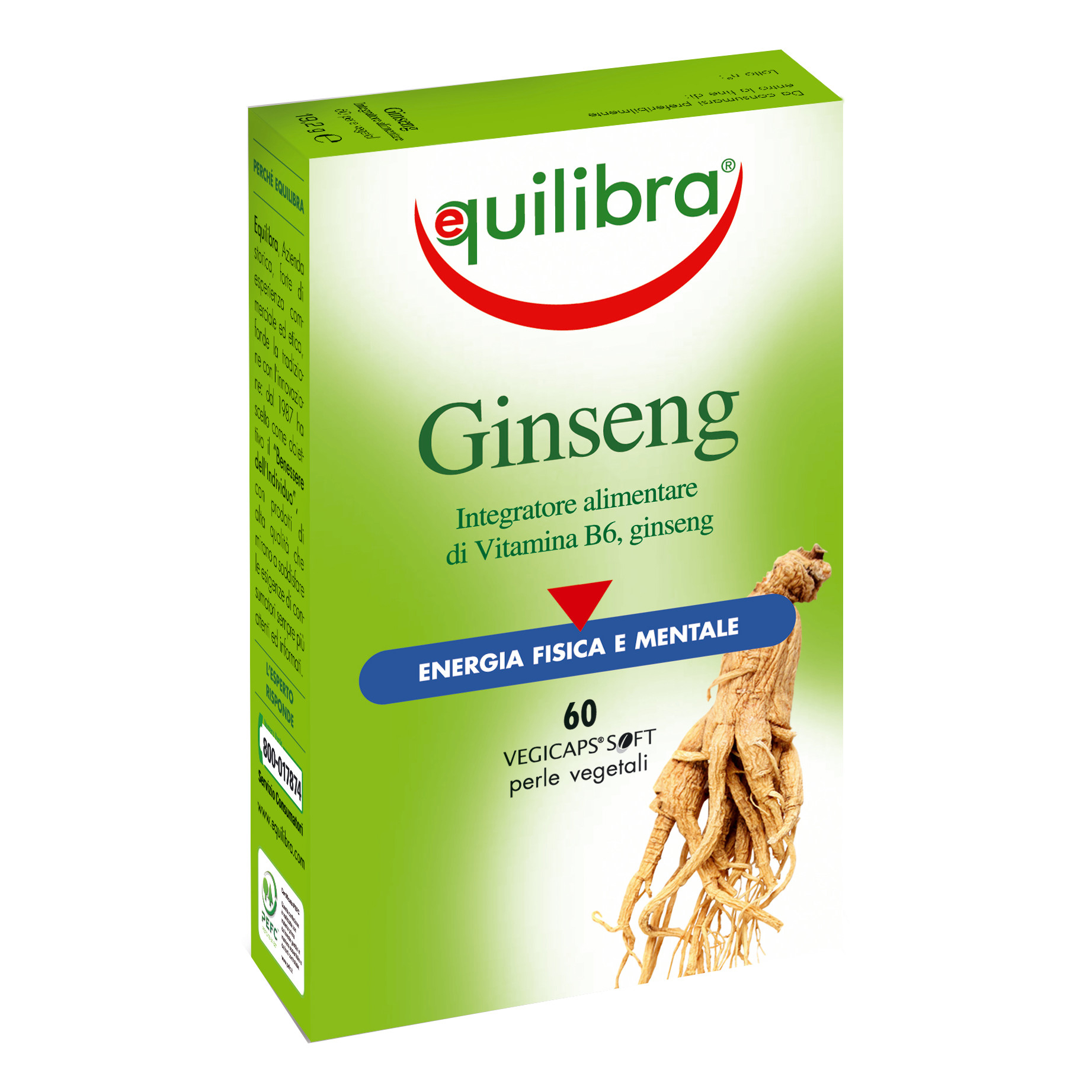 Equilibra Gialla Ginseng 60 Perle 19,2 G - Immagine 3