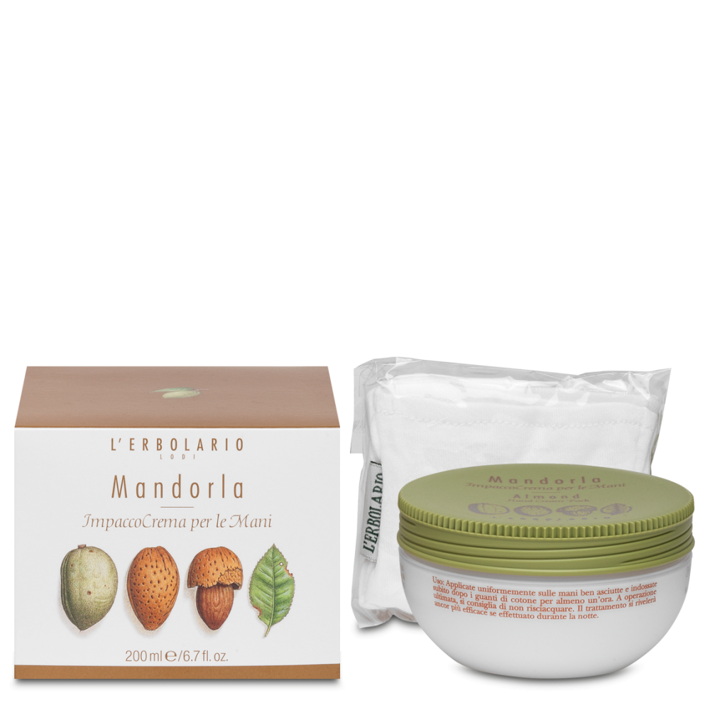 Mandorla Impacco Crema Mani Idratante Nutriente 200ml - L'ERBOLARIO - Immagine 4