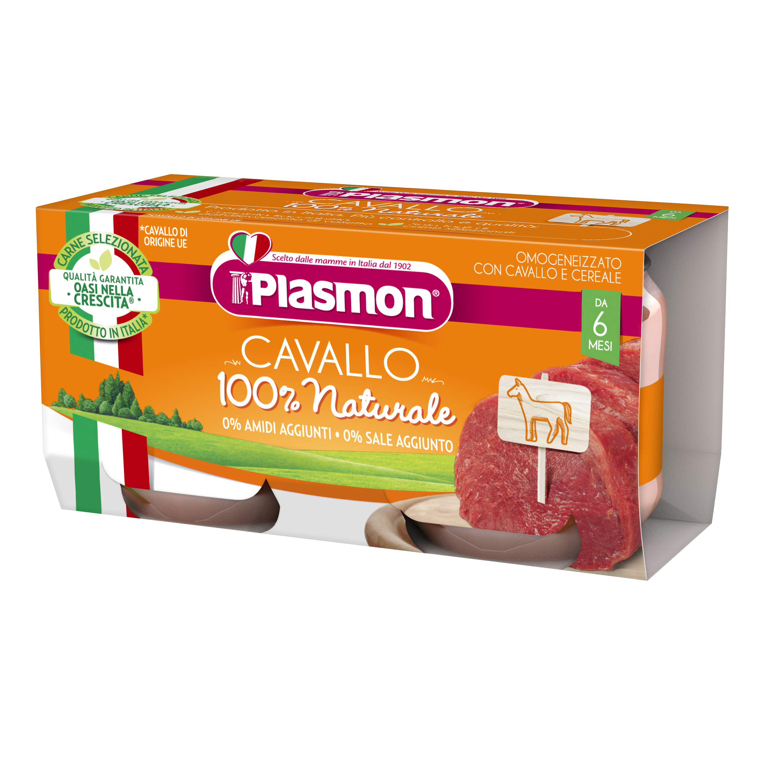 Plasmon Omogeneizzato di Cavallo 2 X 80 gr - Immagine 6
