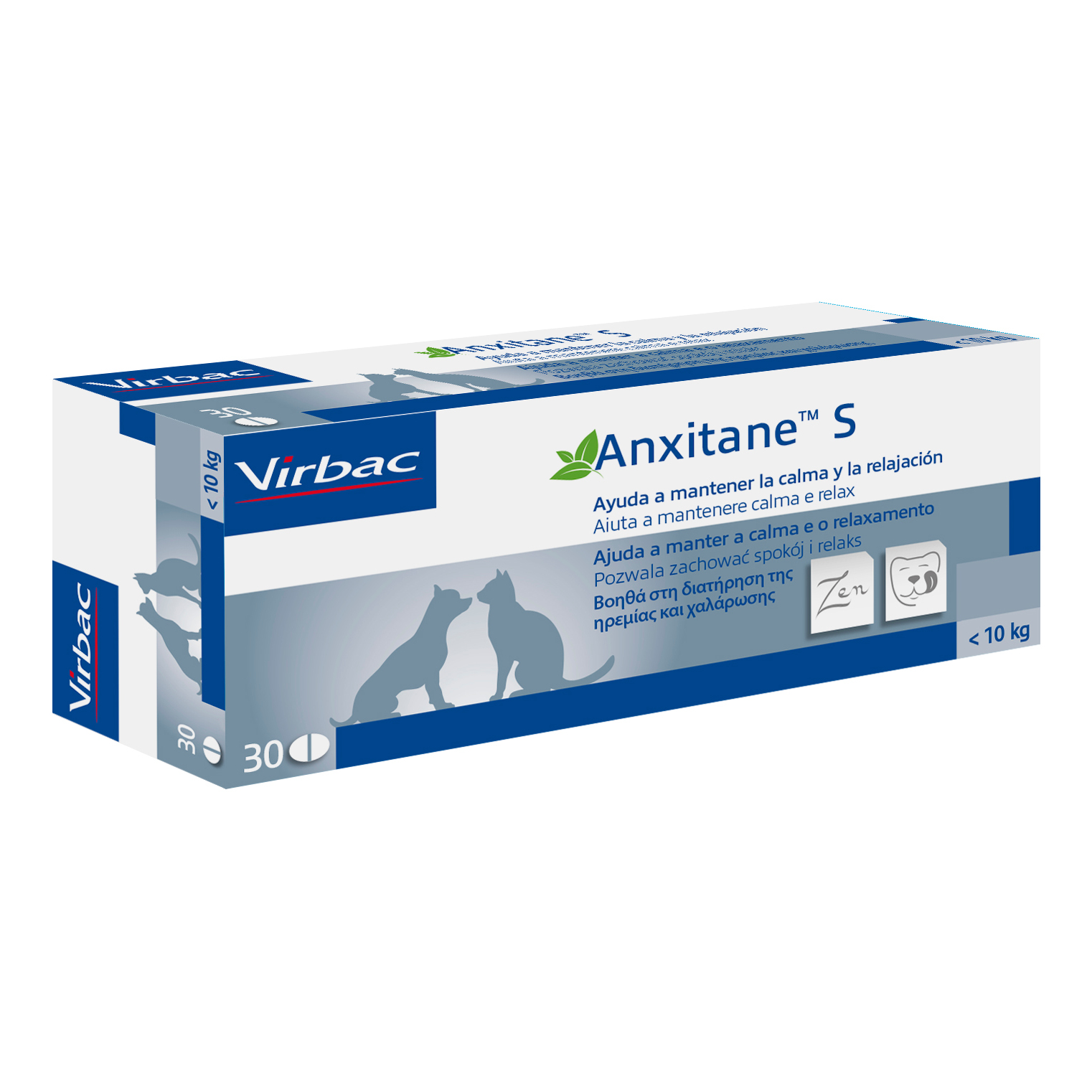 Virbac Anxitane per la Riduzione dello stress Compresse per cani e gatti 30 Compresse peso inferiore a 10 kg - Integratori per gatti - 1° ORDINE? scegli tra BZR5 - BZR20 + 200 pt fedeltà - Immagine 3