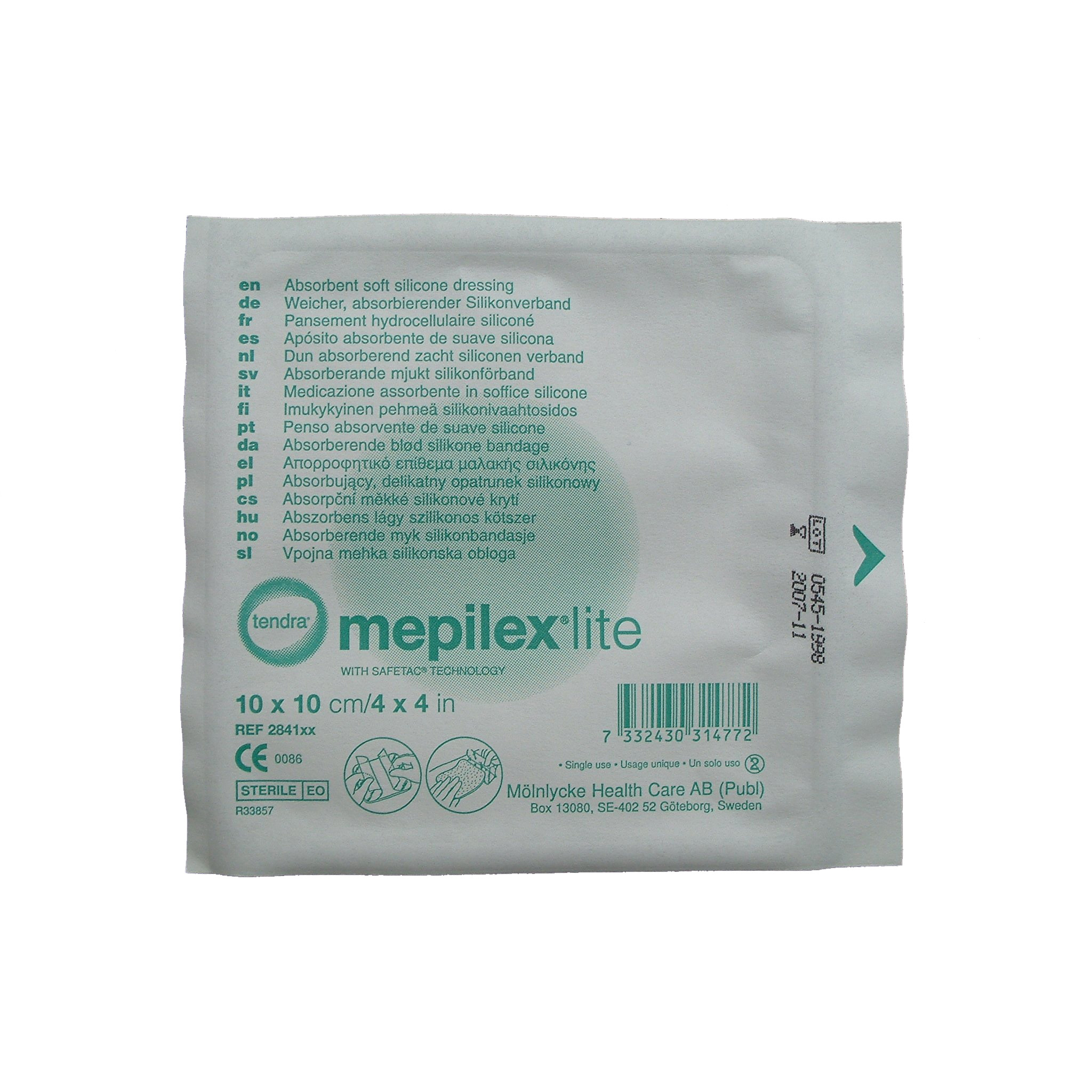 Medicazione In Schiuma Di Poliuretano Mepilex - 5 Cerotti Da 10 x 10 cm - Immagine 6