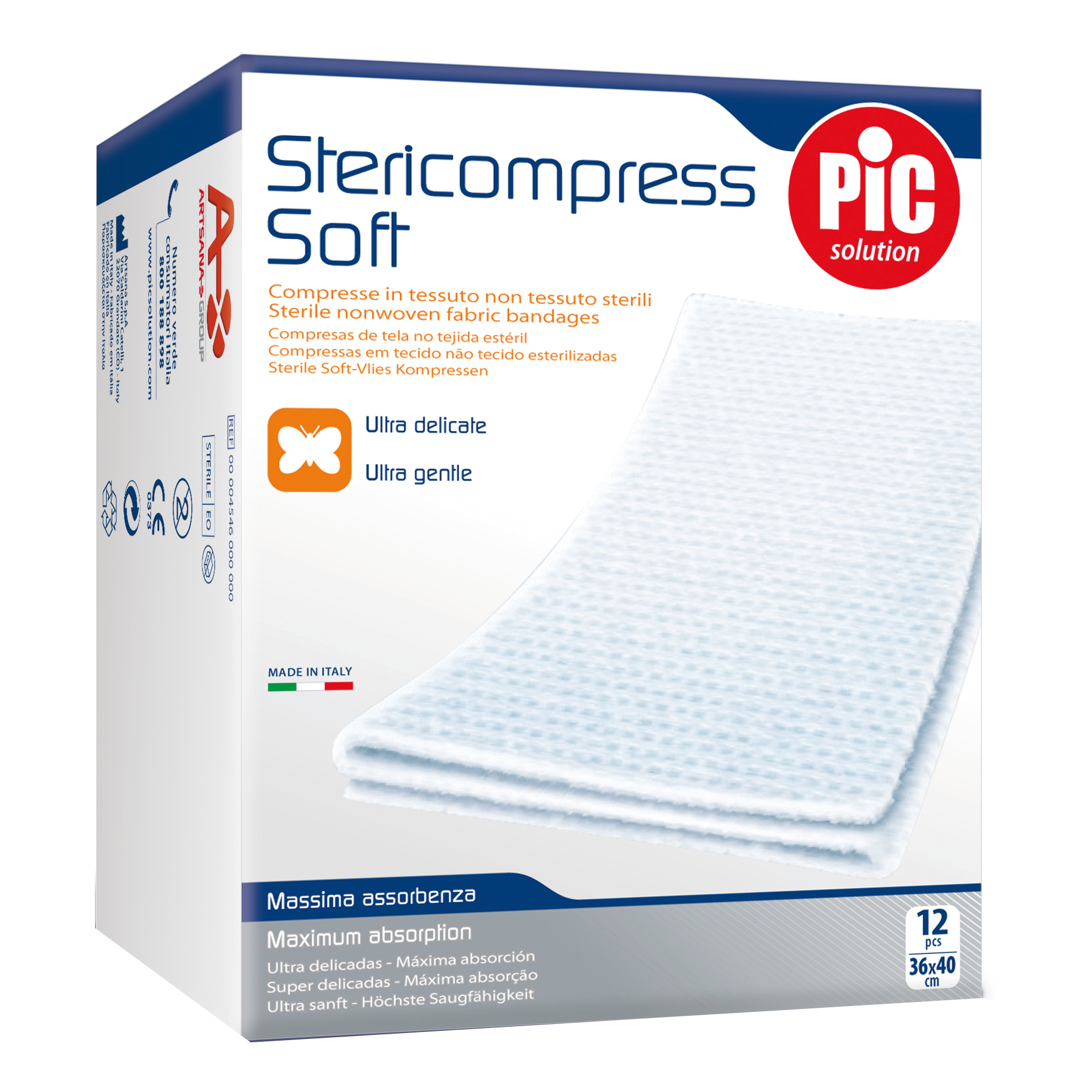 GARZA 36X40 STER 12CPR TNT4546 - Immagine 3