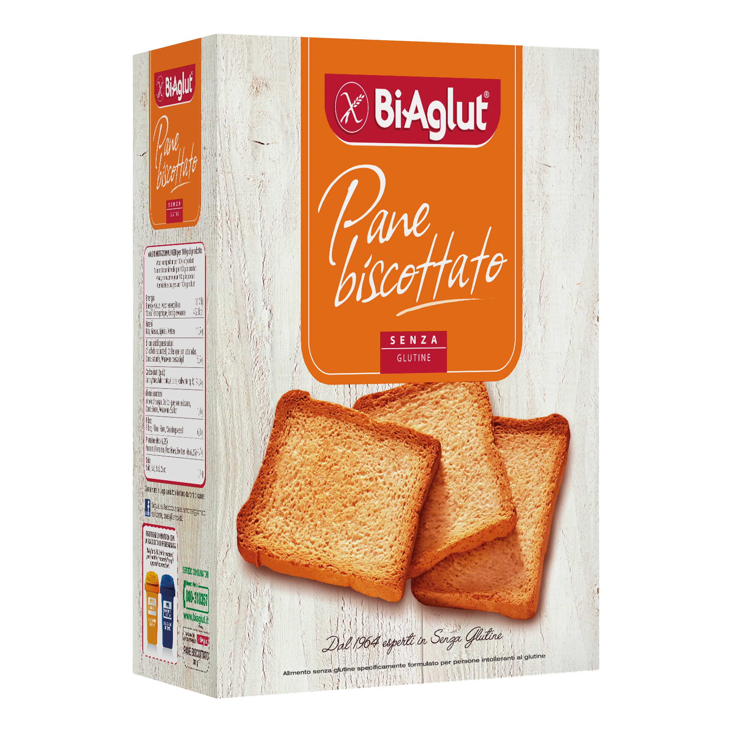 Biaglut Pane Biscottato Senza Glutine 300G - Immagine 5