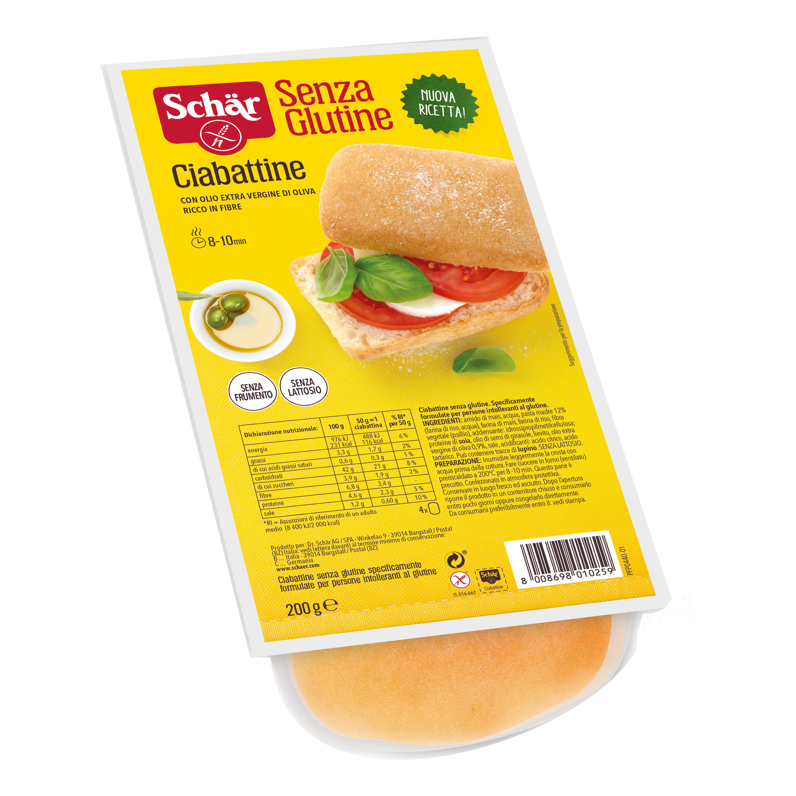 SCHAR CIABATTINA PANE 200G - Immagine 7
