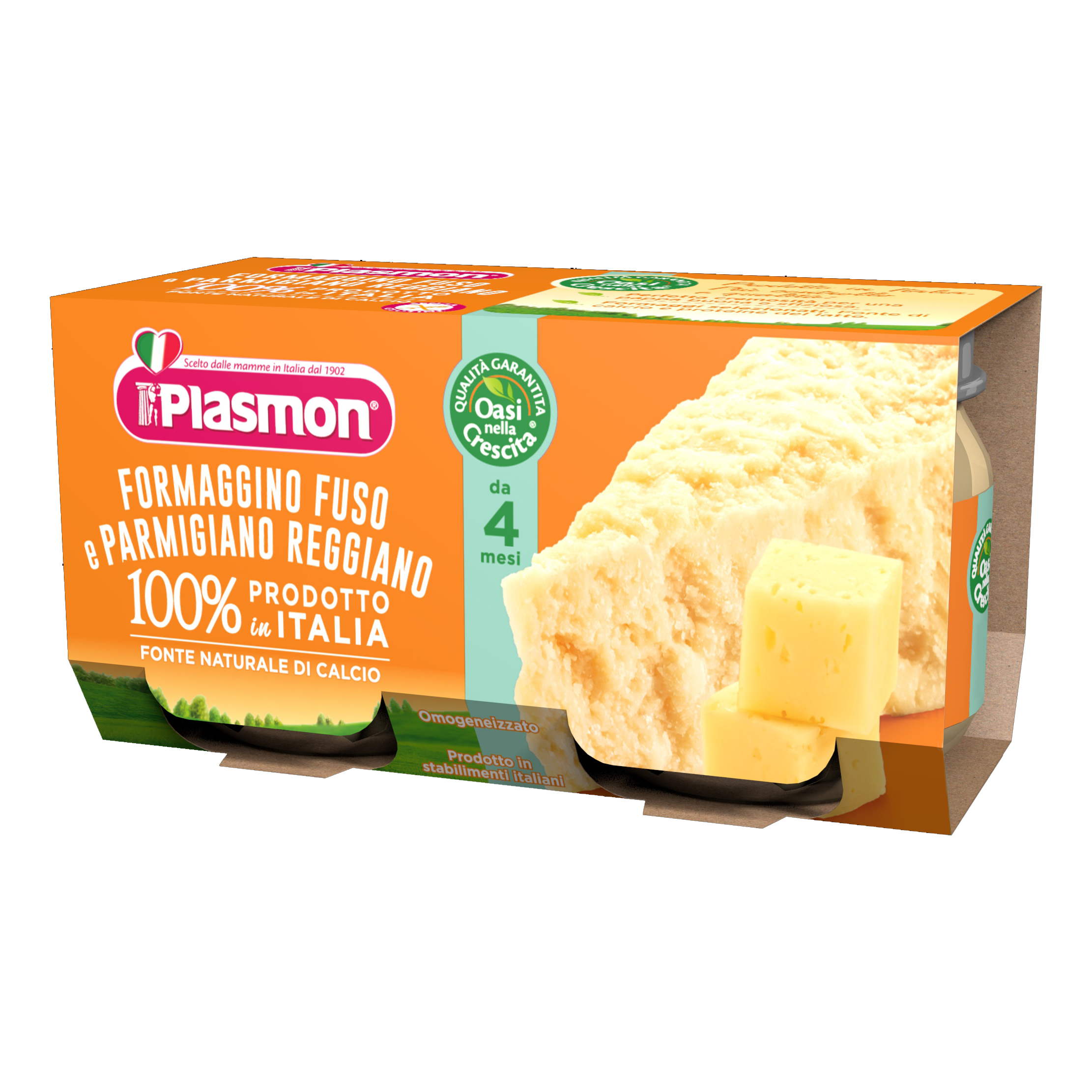 Plasmon Omogeneizzato Formaggino Parmigiano 80 Gr X 2 Pezzi - Immagine 5