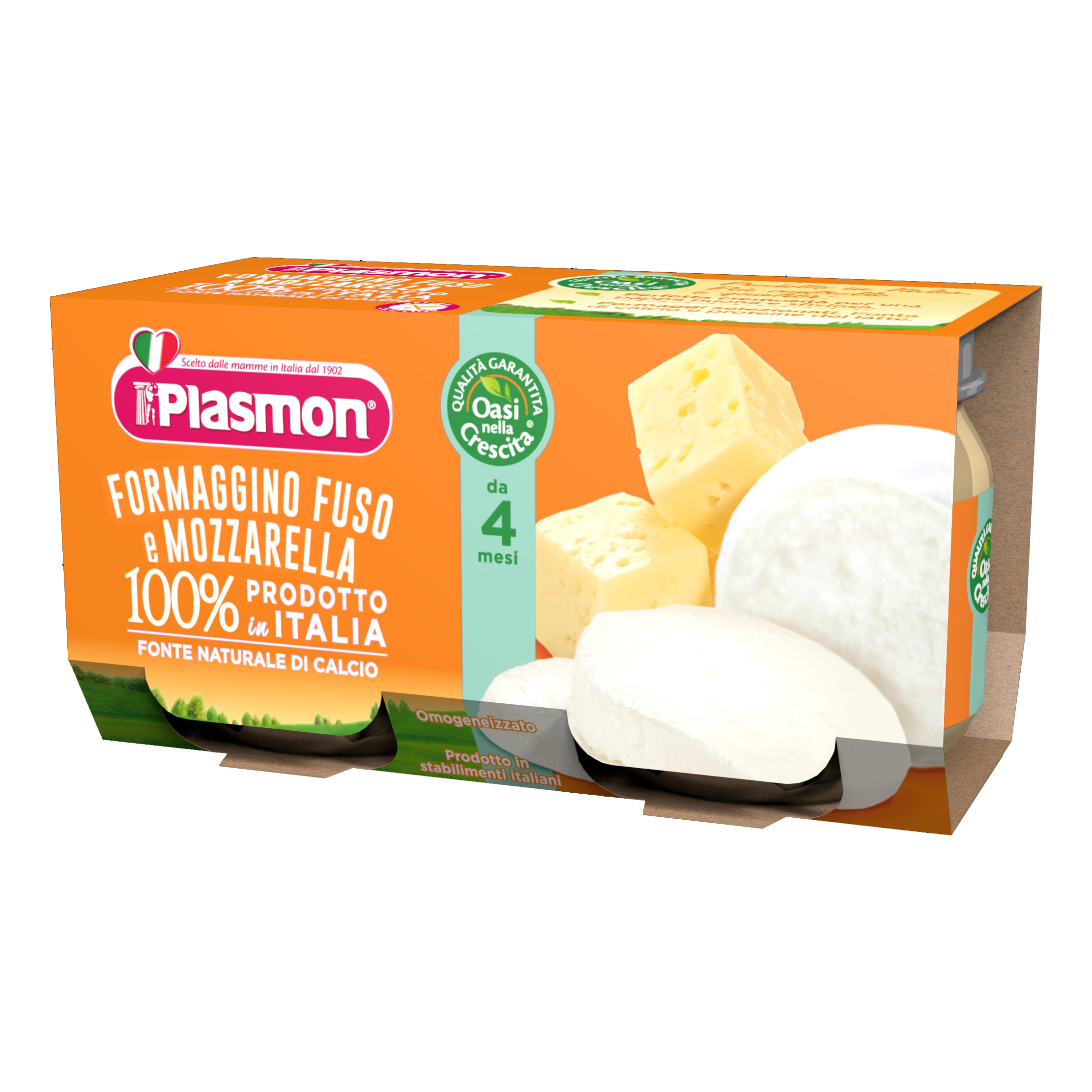 Plasmon - Omo Formaggino Mozzarella - 2x80g - Immagine 4