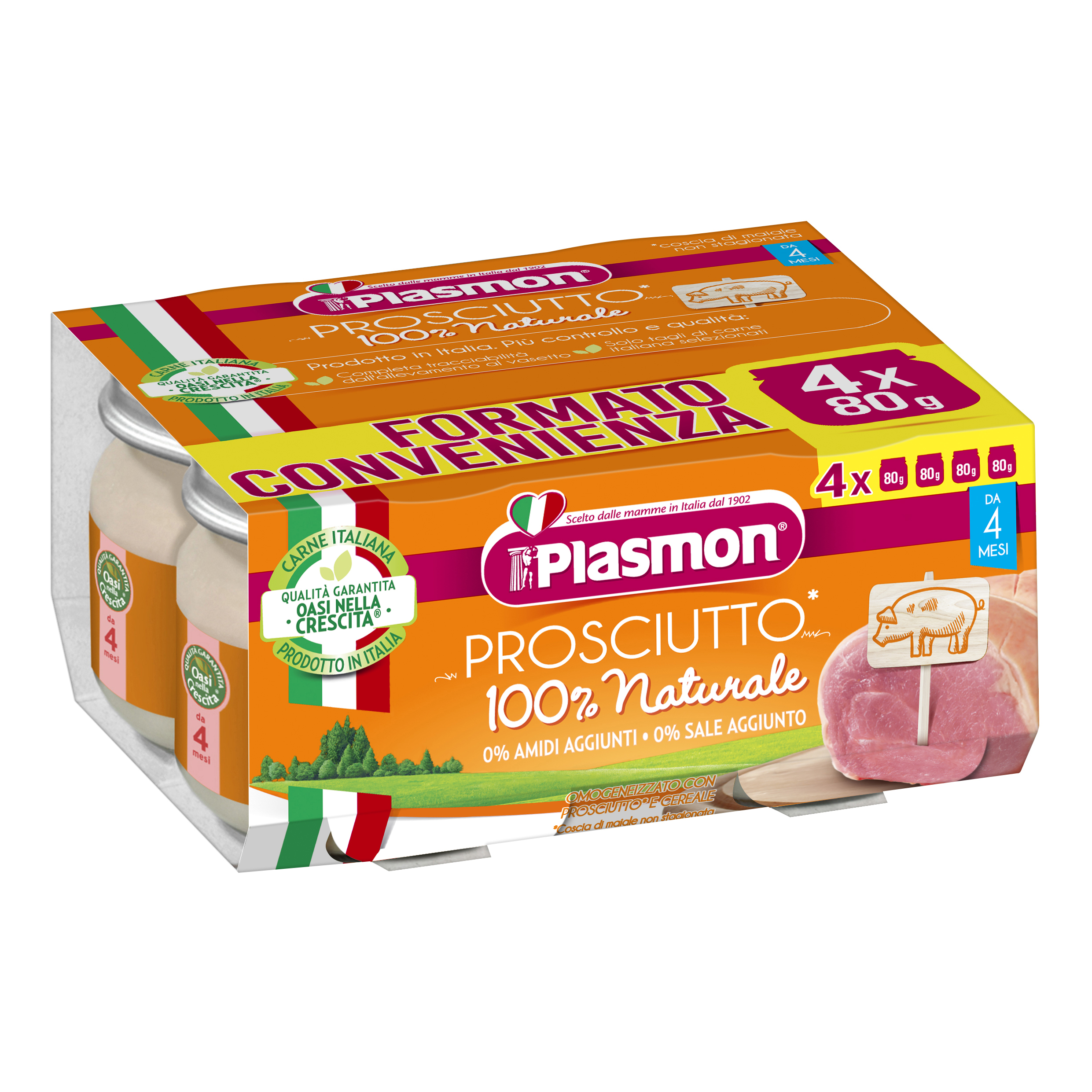 Plasmon - Omogeneizzato Prosciutto - 4x80g - Immagine 8