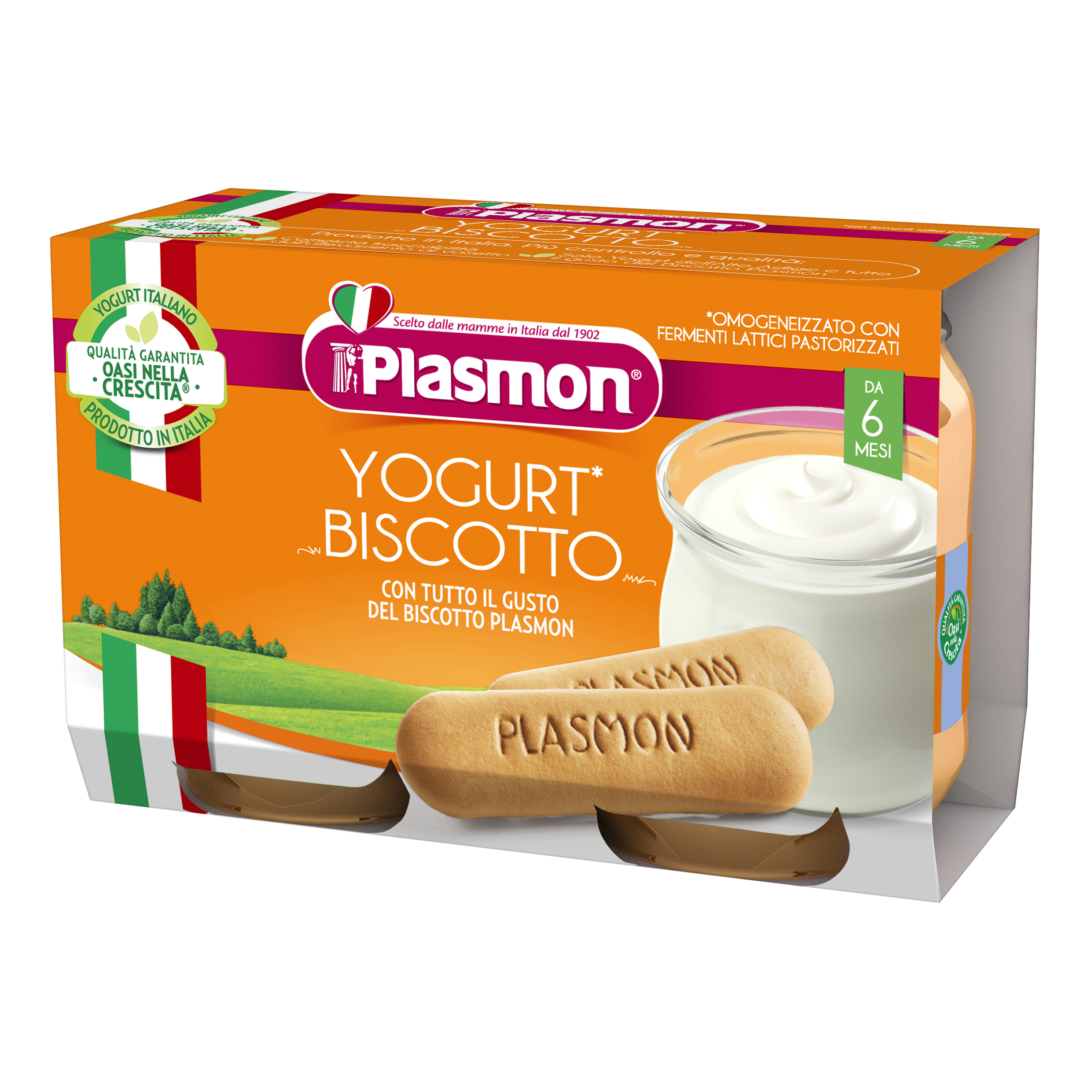 Plasmon Omogeneizzato Yogurt Biscotto 120Gx2 Pezzi - Immagine 4