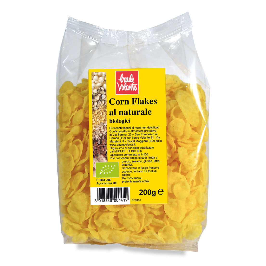 Biotobio Baule Corn Flakes Nat.200g - Immagine 2