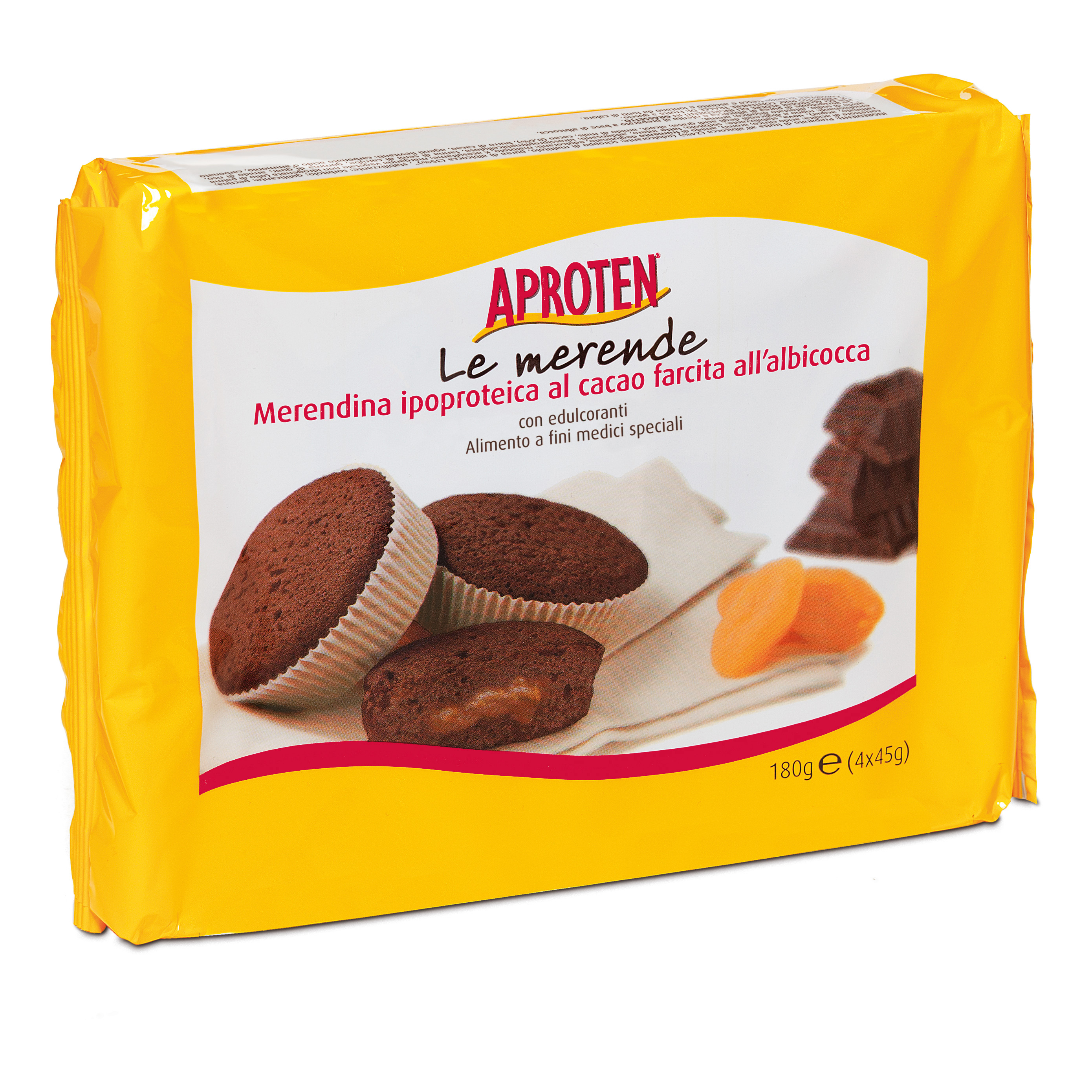 Aproten Merendina Senza Zucchero Cacao Albicocca Per Diete Controllate 180 G - Immagine 6