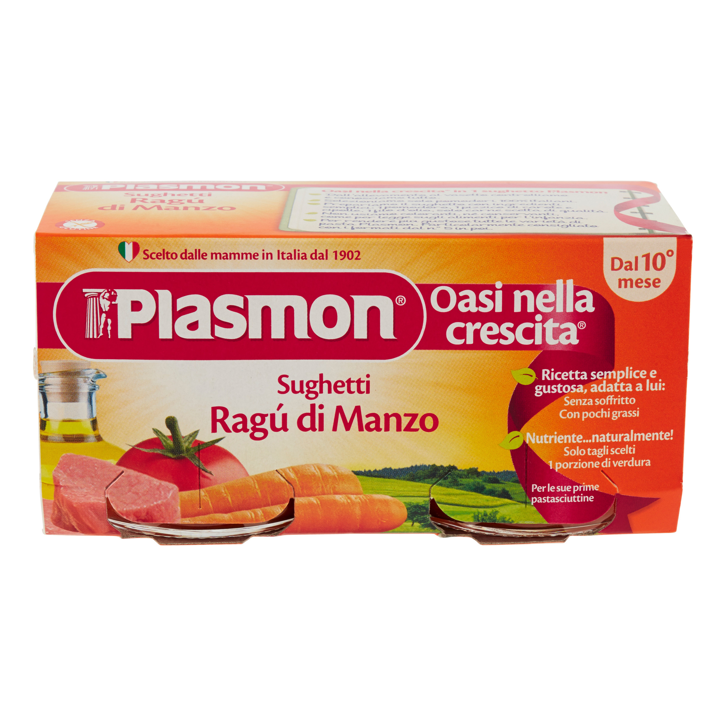 PLASMON SUGHETTO RAGU' DI MANZO 80 G X 2 PEZZI - Immagine 8