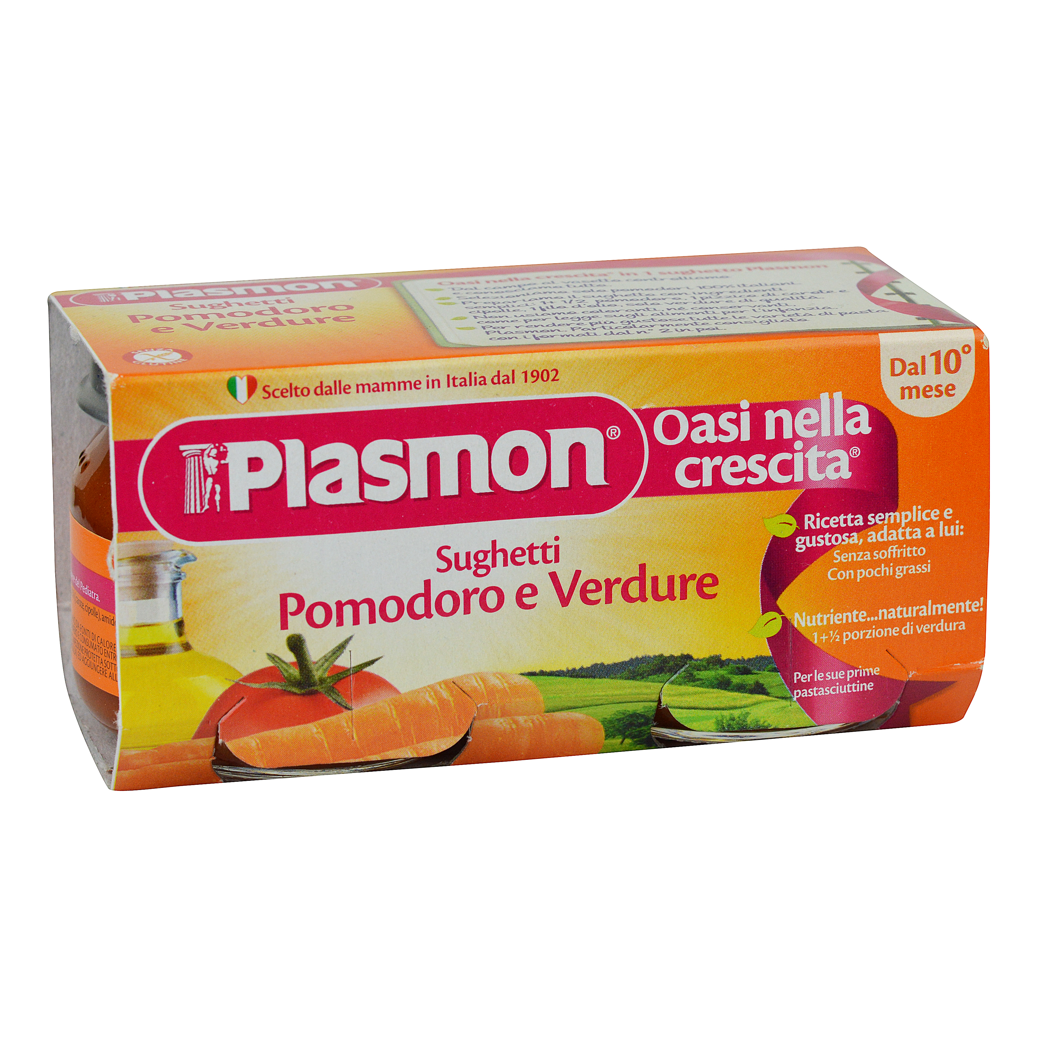 Plasmon Sughetto Pomodoro E Verdure Per Bambini 2 Vasetti Da 80G Ciascuno - Immagine 5