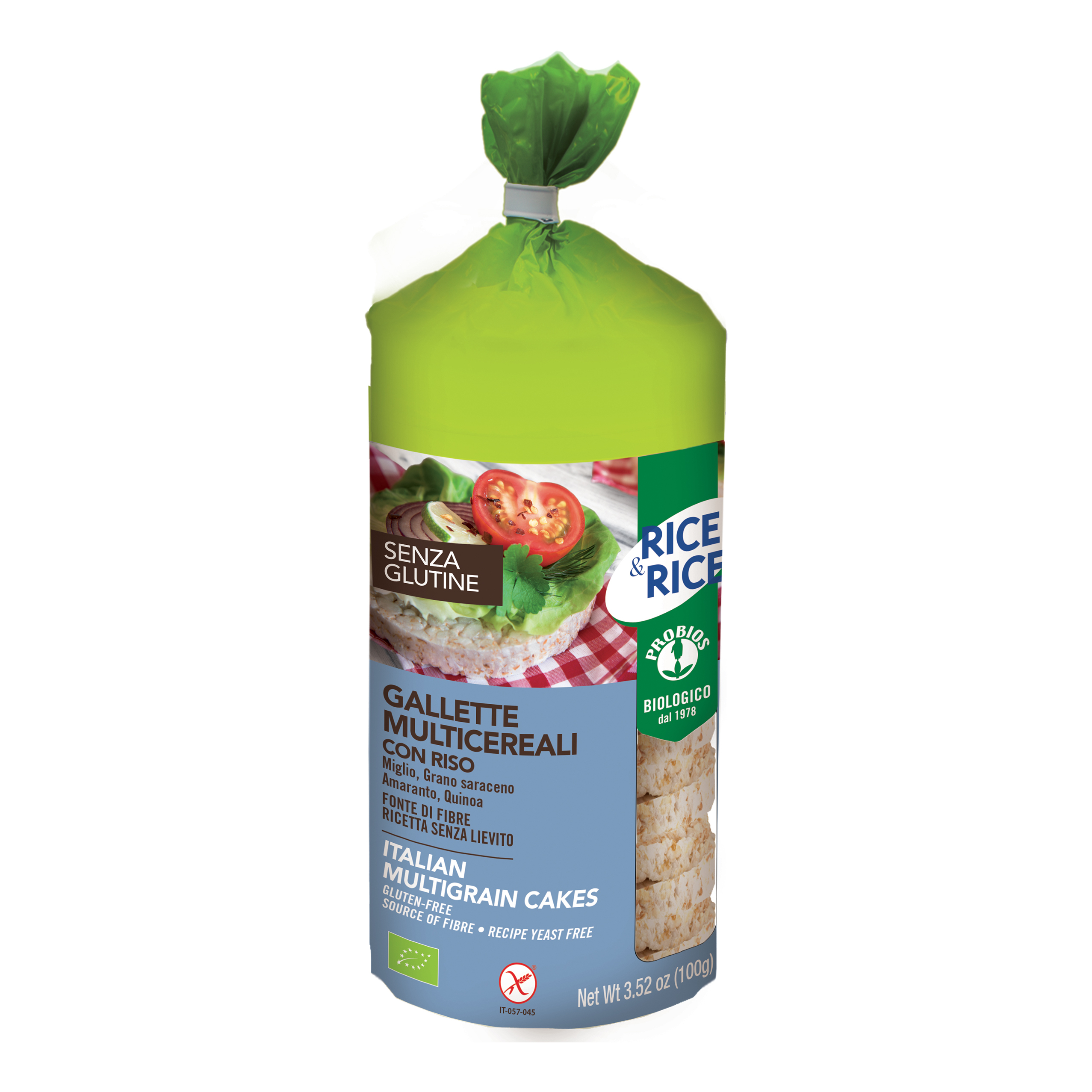 Probios Grano Rice&Rice Gallette Multicereali 100 G Senza Lievito - Immagine 3
