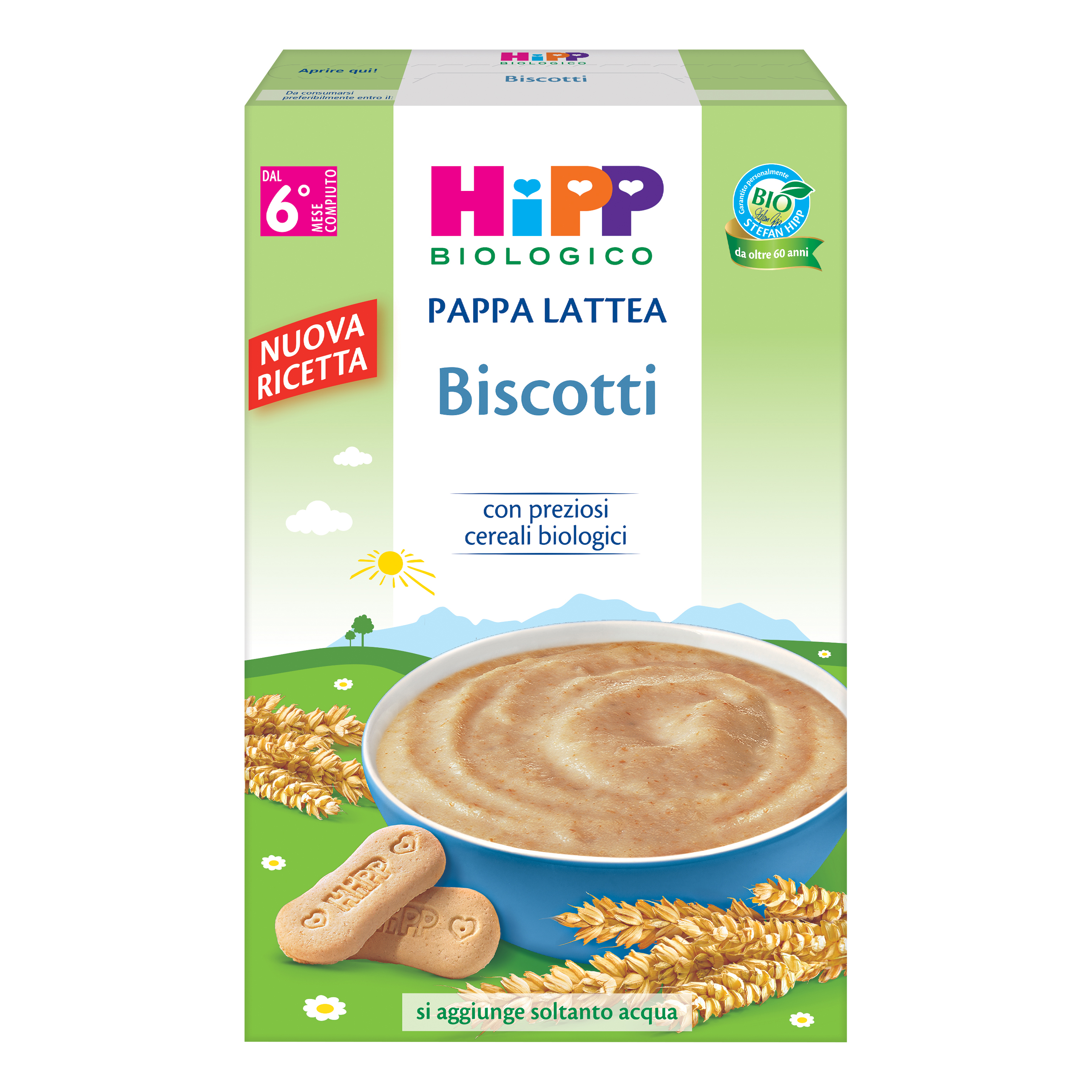 HiPP Bio Pappa Lattea Biscotti 250g Per Svezzamento
