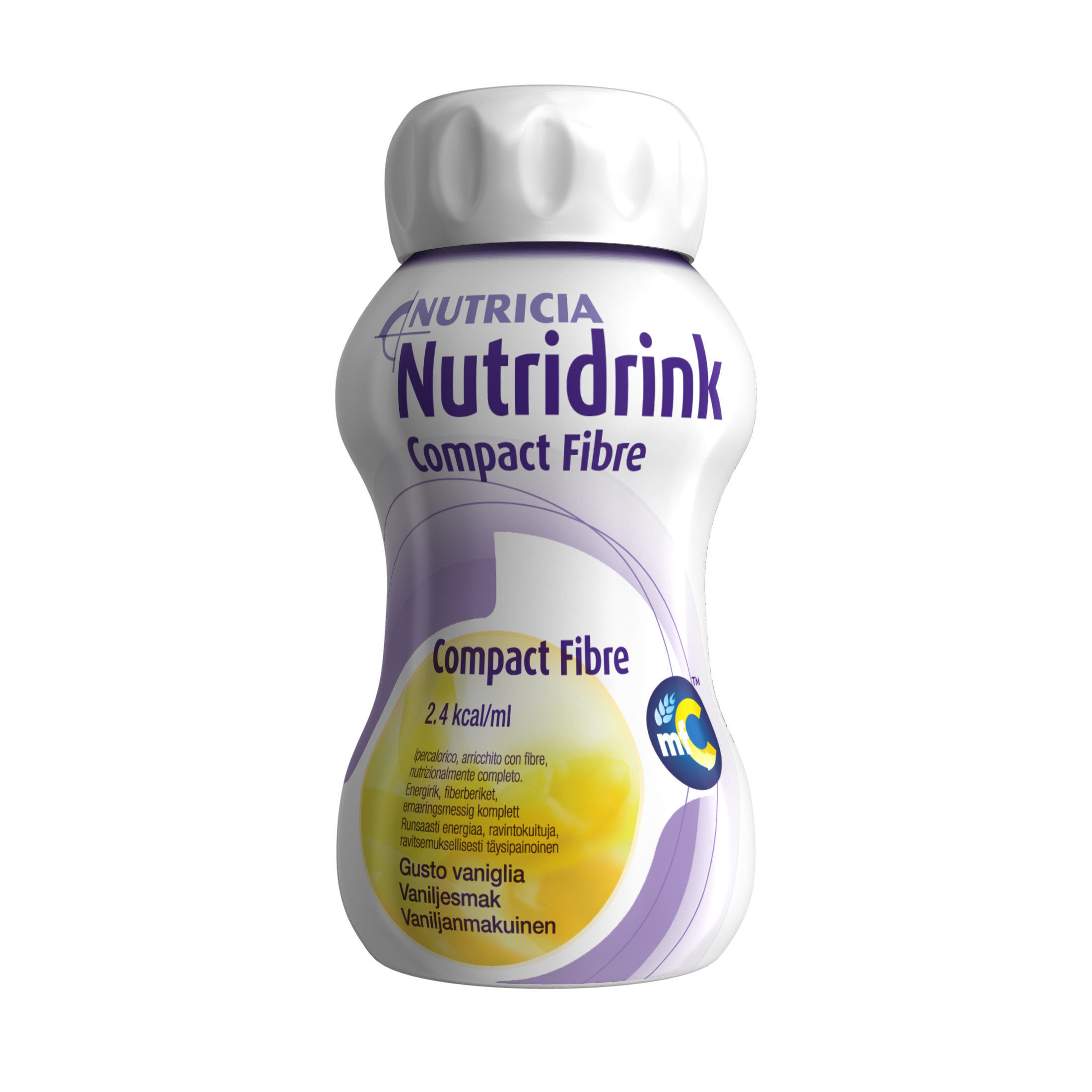 Nutridrink Compact Fibre Vaniglia 125 Ml 4 Pezzi - Immagine 3